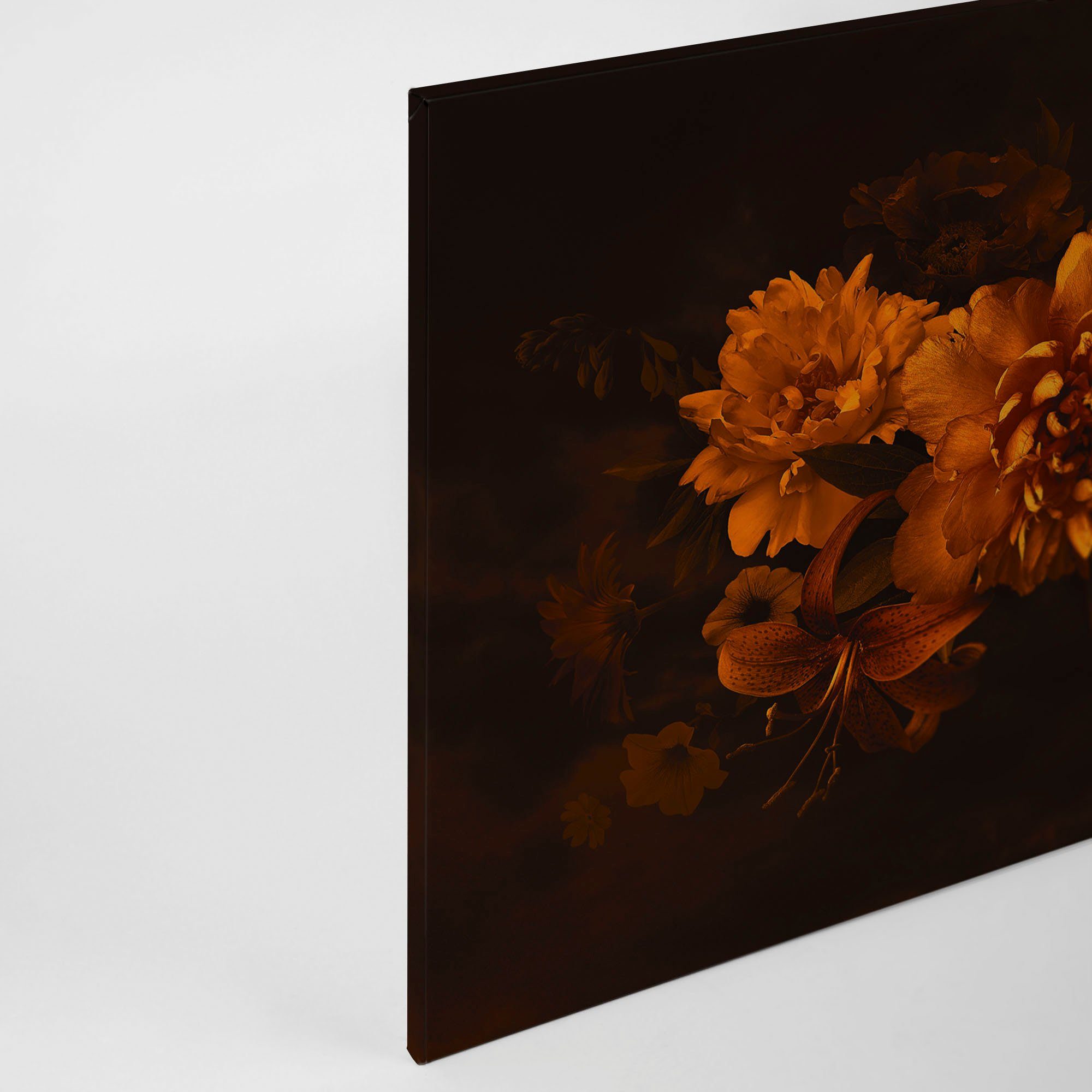 A.S. Création Leinwandbild Blossom Variety, Blumen, Kinder, Kunst (1 St), Romantische Blumen, Rosen Keilrahmen Leinwand-Bild Wohnzimmer modern