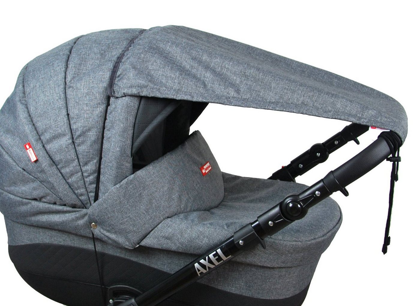 Thumbnail - BabyLux Kinderwagen-Sonnenschutzhülle BABYLUX Sonnenschutz UV Rollo Schutz SONNENSEGEL für Kinderwagen (1-St), 55. Dunke...