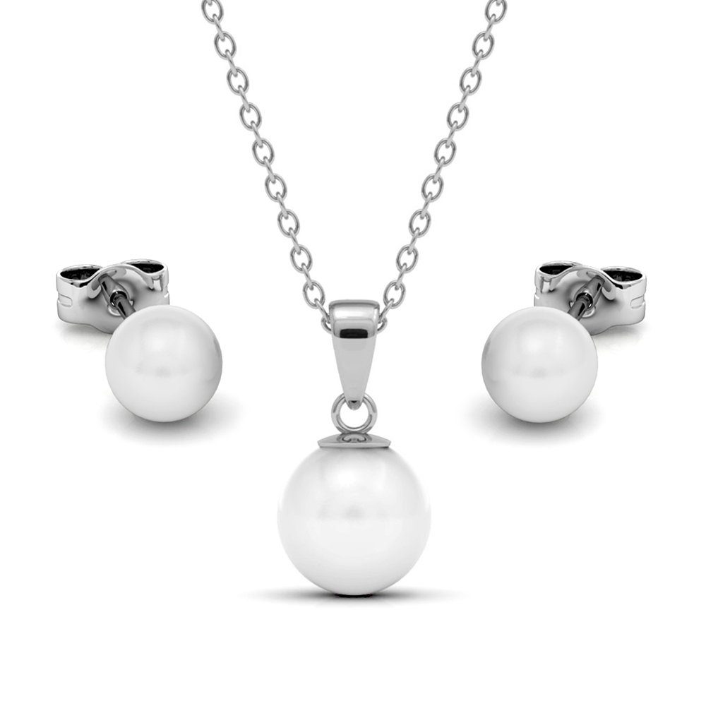 Nagel Jewellery Anhänger Set Victoria Peak Pure Pearl (inkl. Schmuckbox), Perle (Mother Of Pearl)