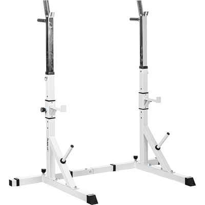 MOVIT Kraftstation MOVIT® Squat Rack BASIC mit Dip-Station, Langhantel-Ablage Hantel-Ständer Heim-Trainingsgerät Home-Gym