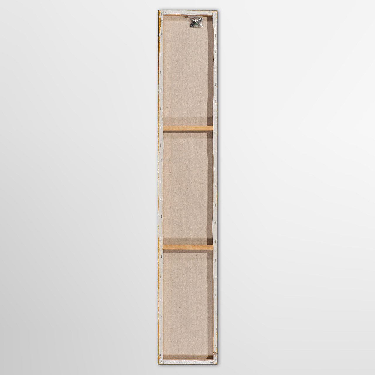ArtUniverse Gemälde Slim Golden Message 25x150 cm, Abstrakt