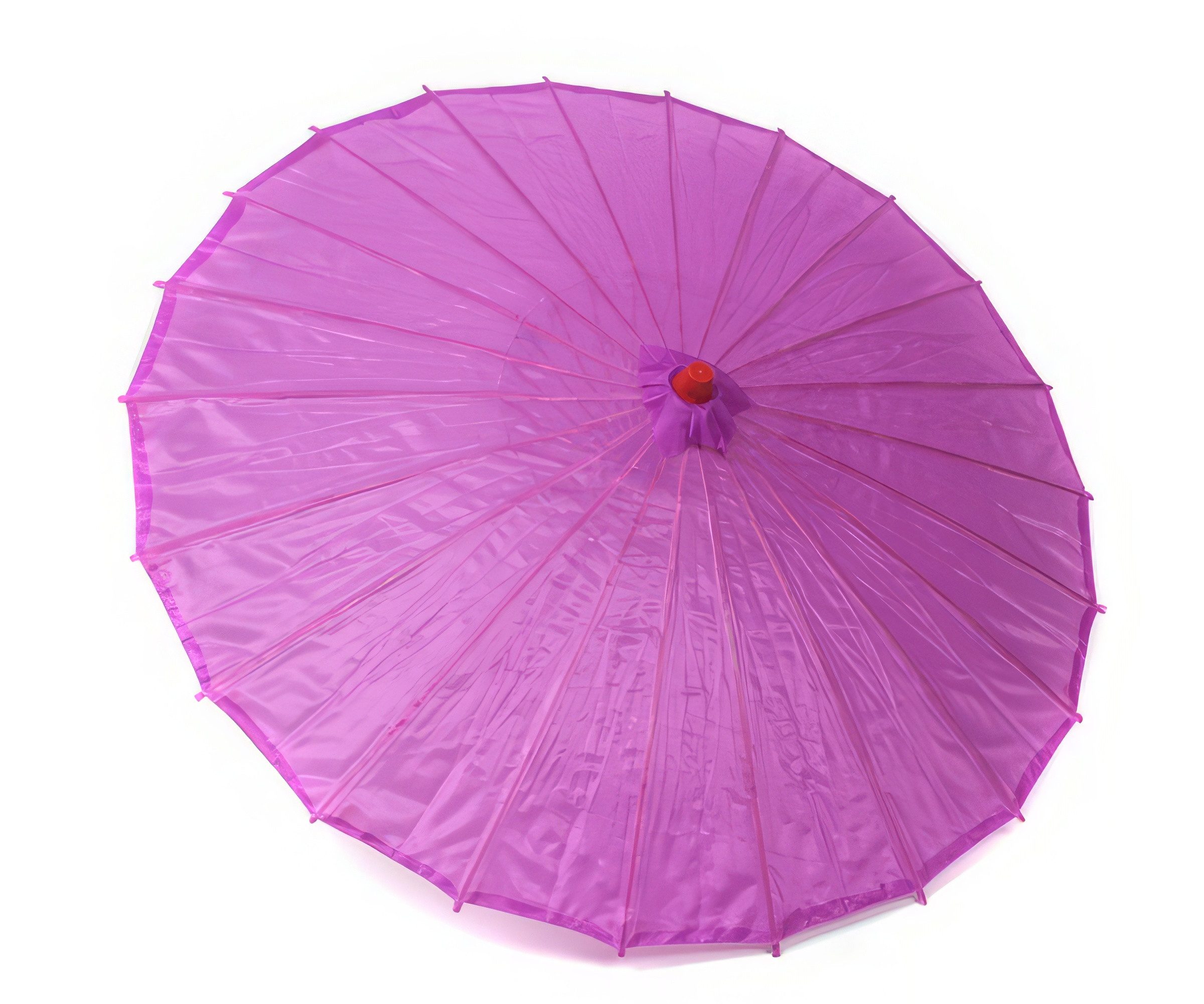 Yudu Sonnenschirm Asia Schirm Dekoschirm Fengshui Stoff Holz ohne Motiven