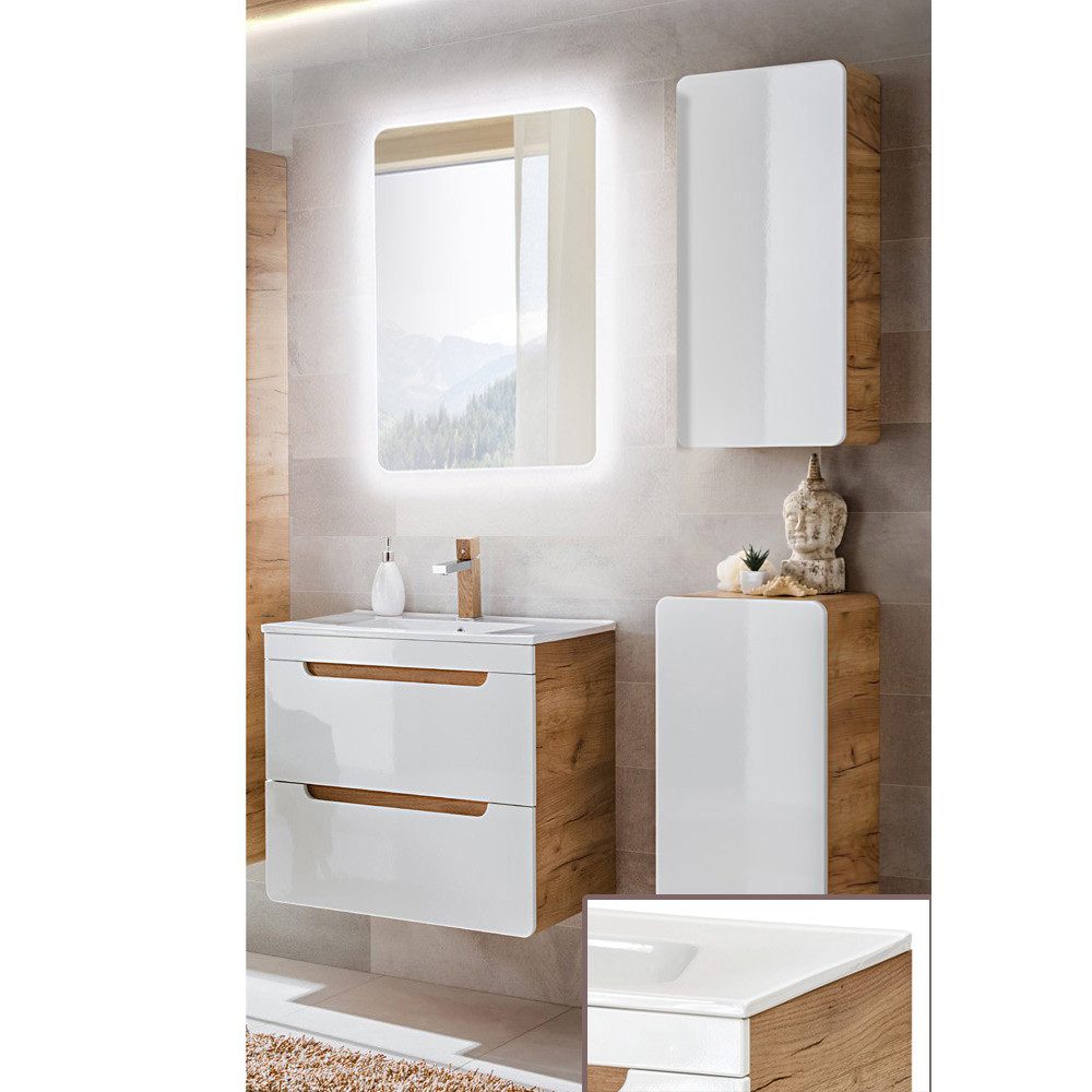 Lomadox Badmöbel-Set LUTON-56, (Spar-Set, 4-St), Wotan günstig online kaufen