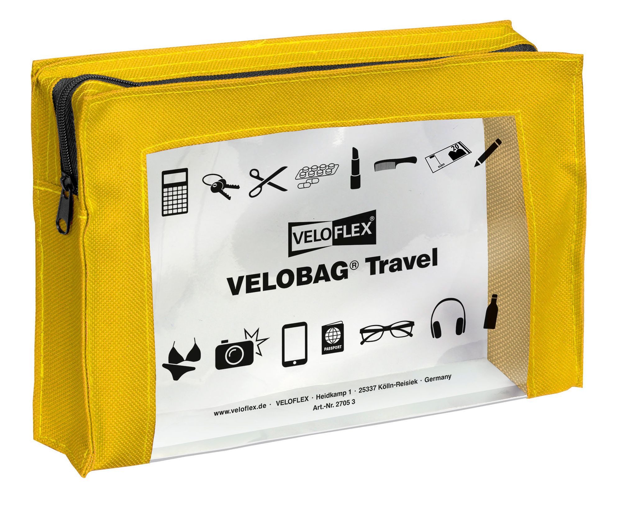 VELOFLEX Dokumententasche VeloflexVELOBAG Travel A5 gelb gelb