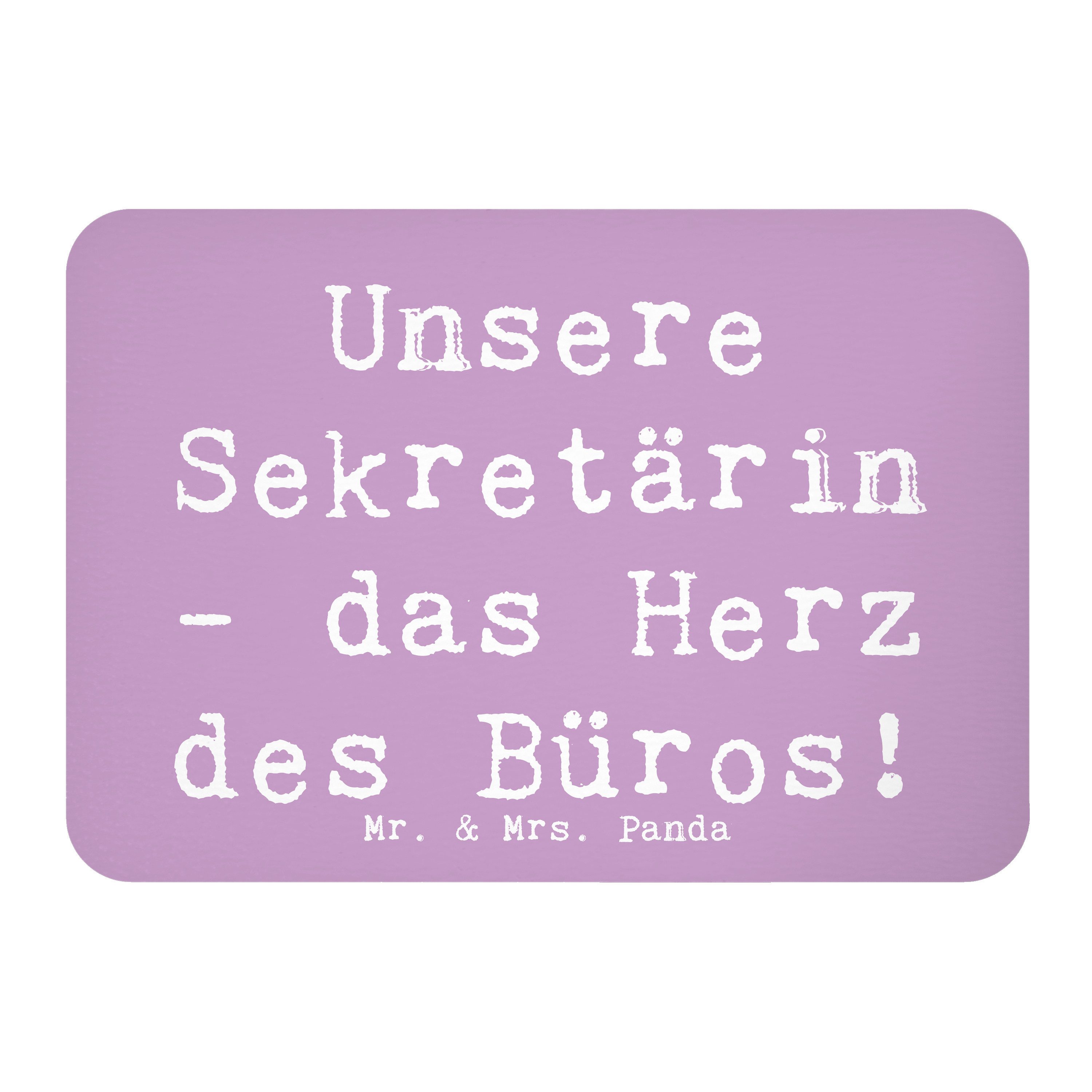 Magnet Spruch Sekretärin Herz - Lavendeltraum - Geschenk, Inspiration, Danke