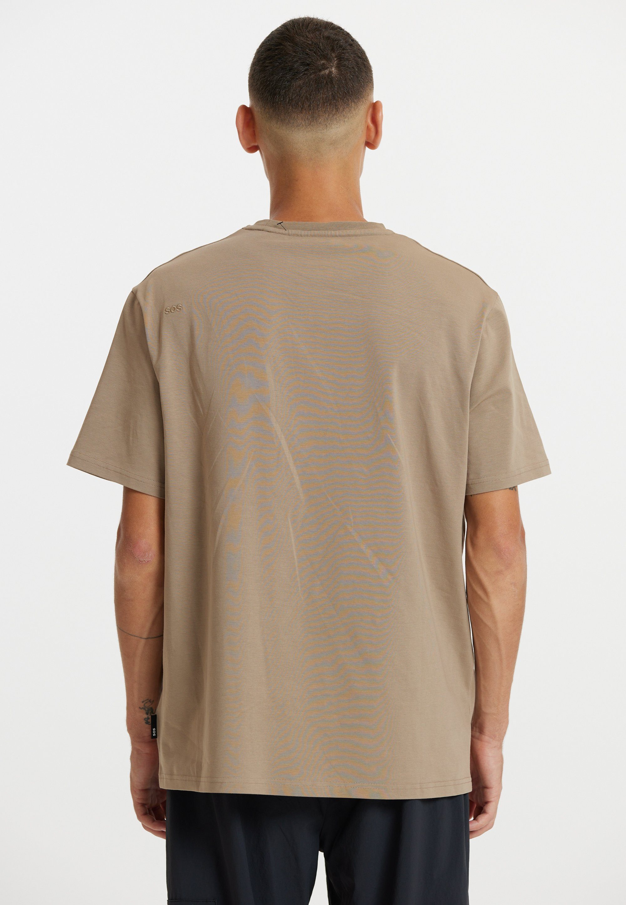 SOS CottonTouch-Tragegefühl Kvitfjell hellbraun mit T-Shirt