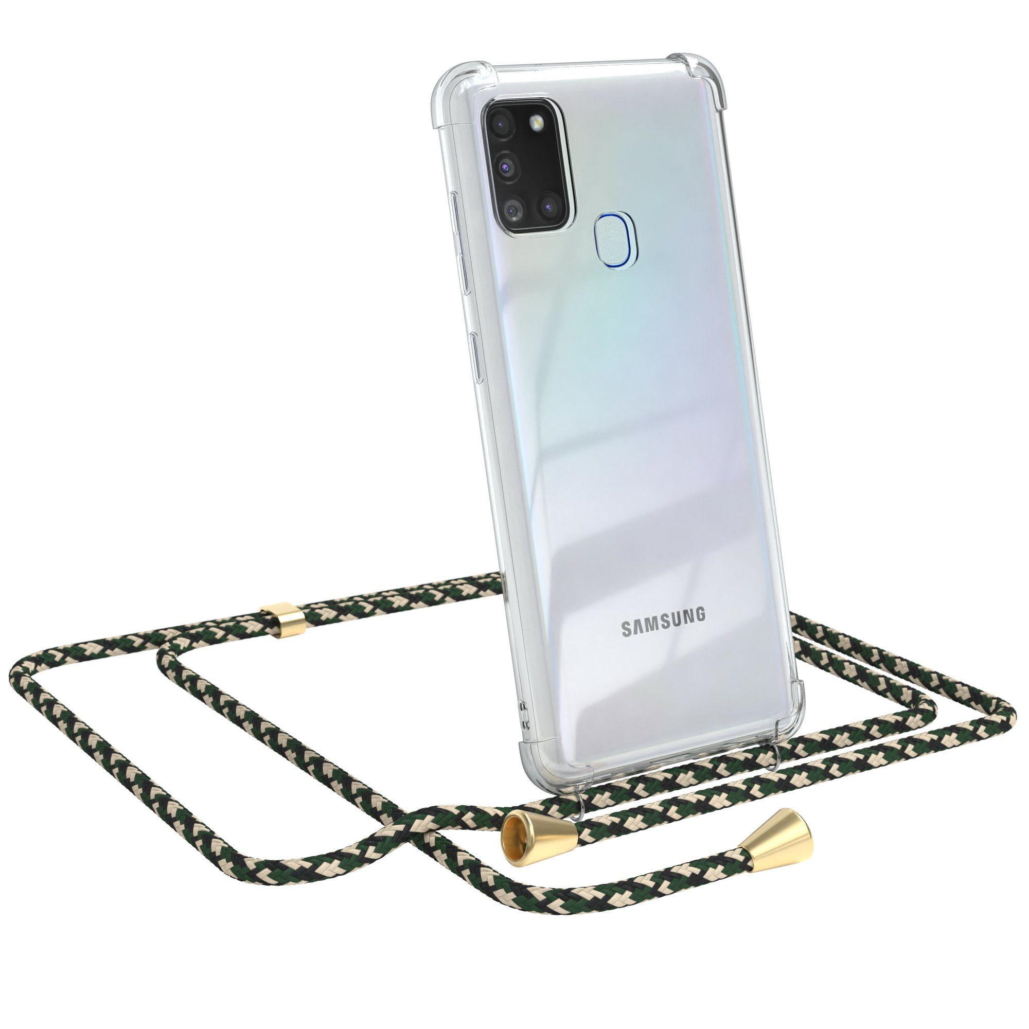 Handykette Hülle mit Kette für Samsung Galaxy A21s