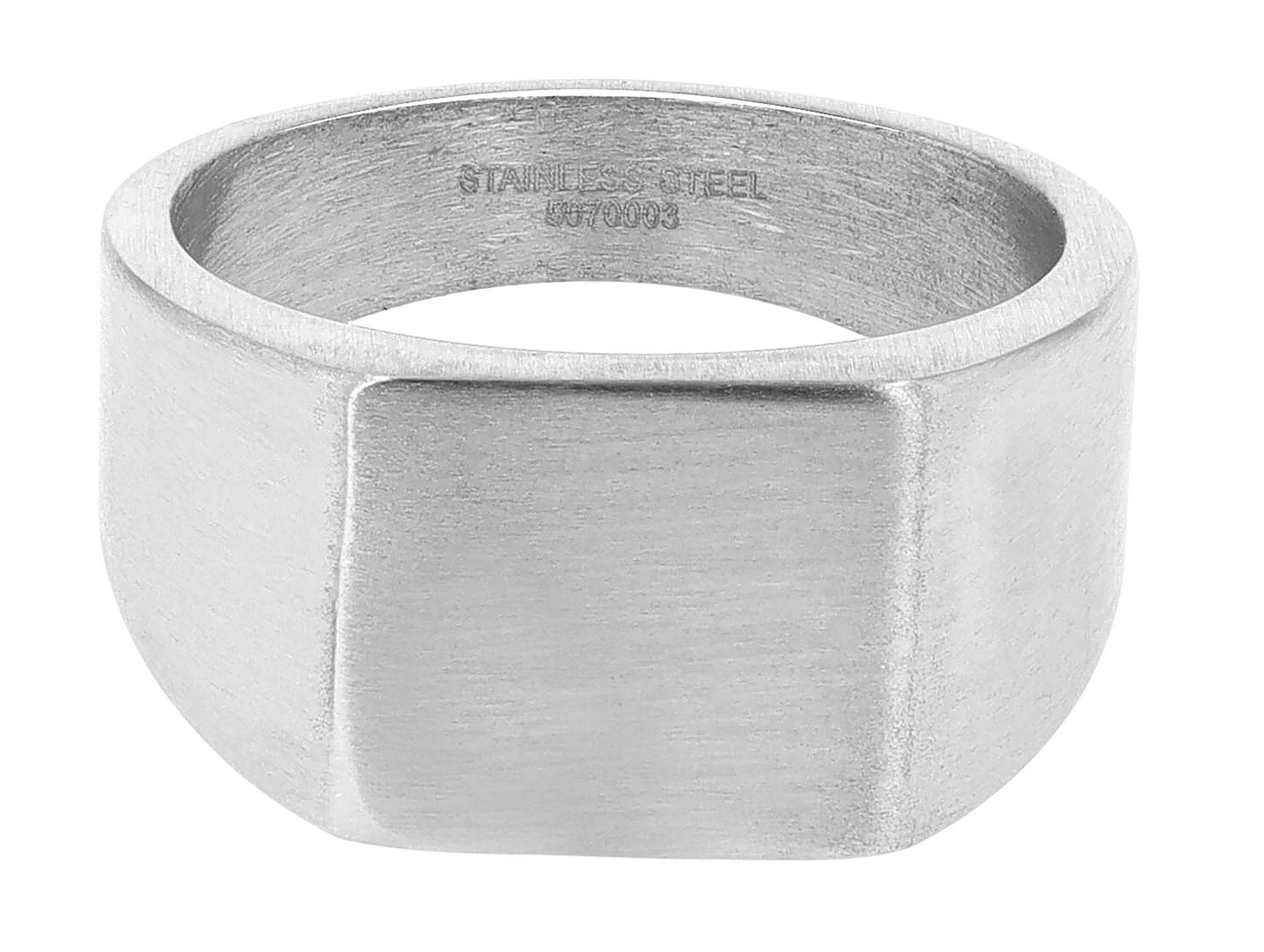 Fingerring Unisex Ring aus Edelstahl