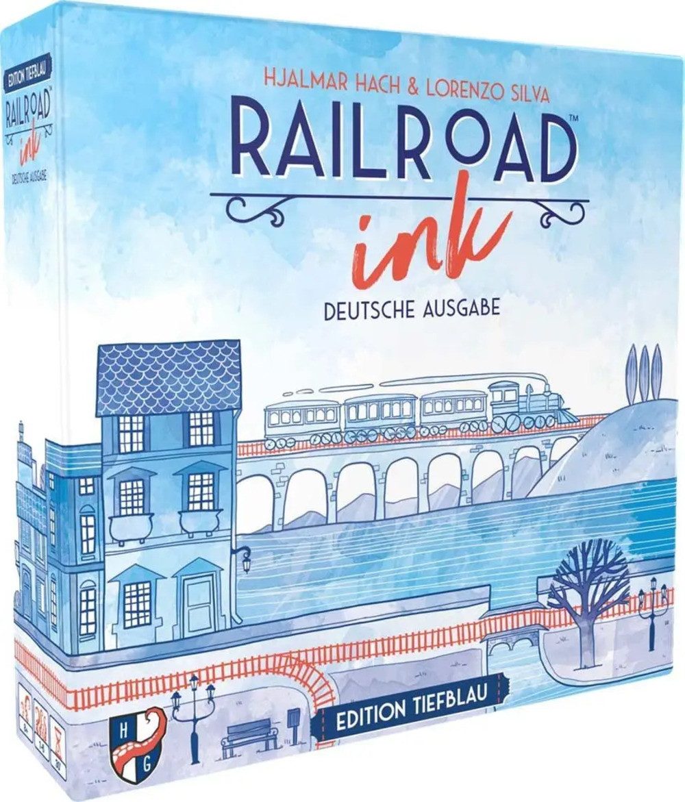 Spiel Railroad Ink: Edition Tiefblau