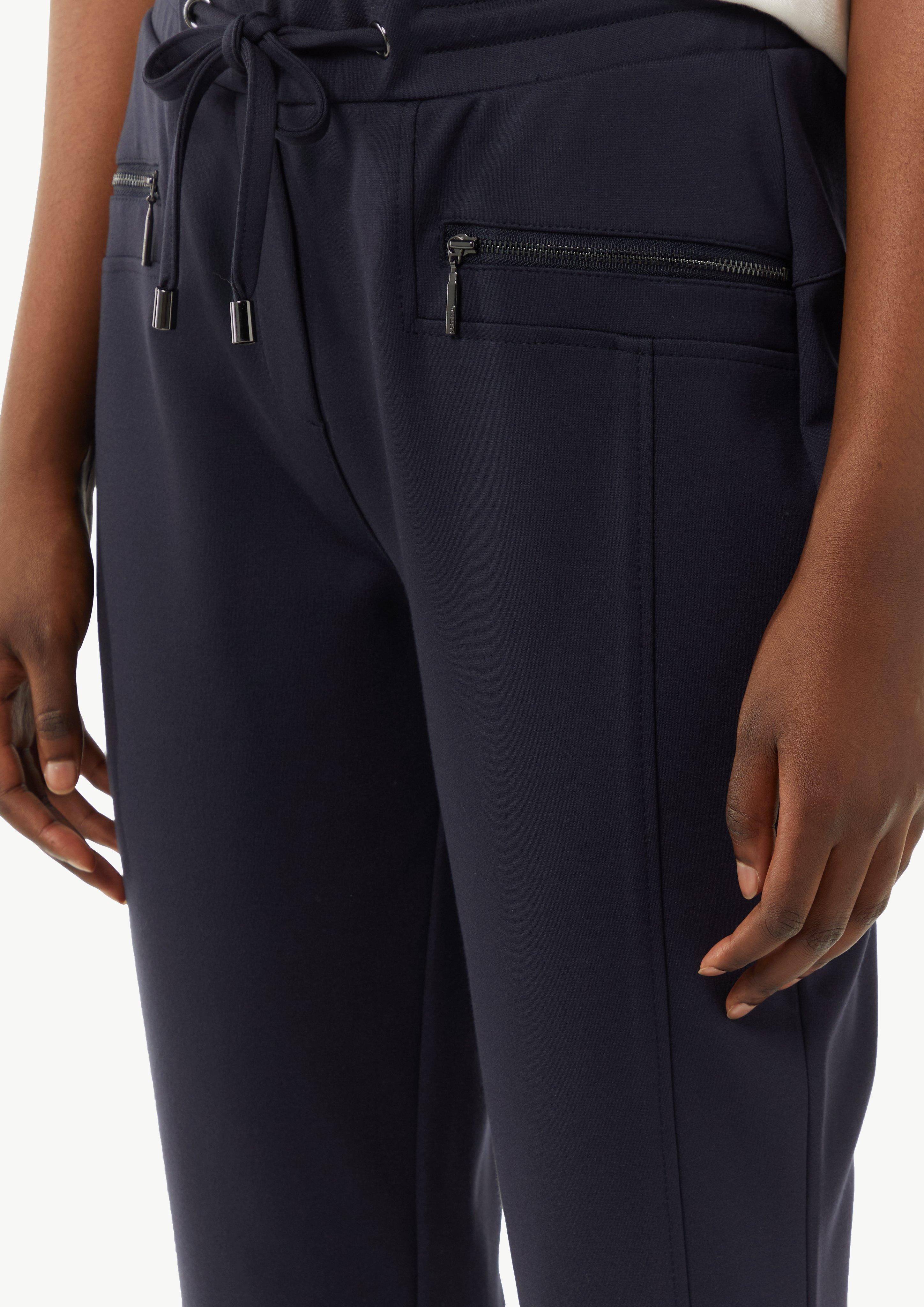Comma 7/8-Hose Schmale Jerseyhose mit Tunnelzug günstig online kaufen