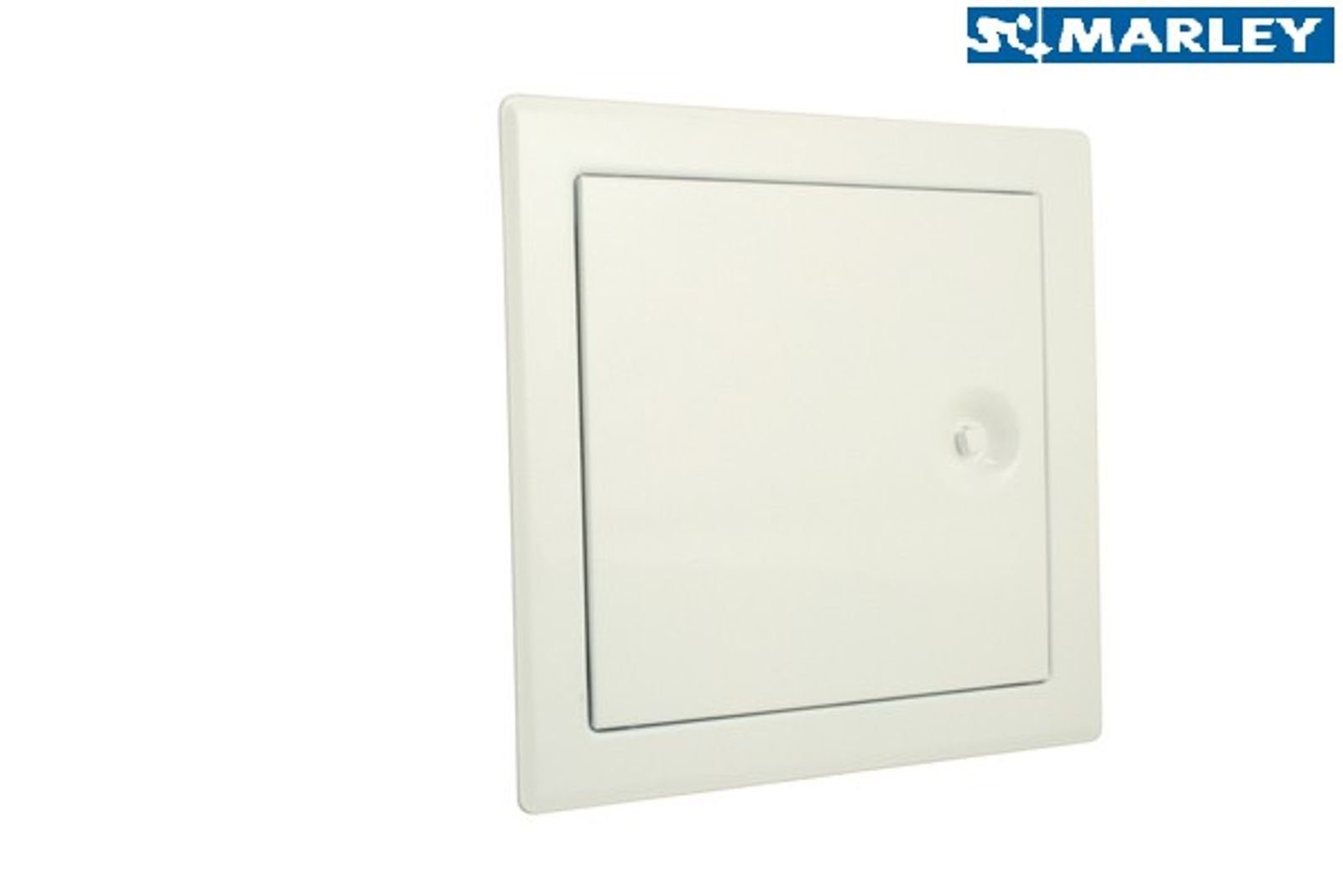 Marley Deutschland GmbH Wandfliese Revisionstür weiß beschichtet 150x150mm, Aluminium 0x0, Klappendeckel aushängbar, mit verdecktem Schnappverschluss