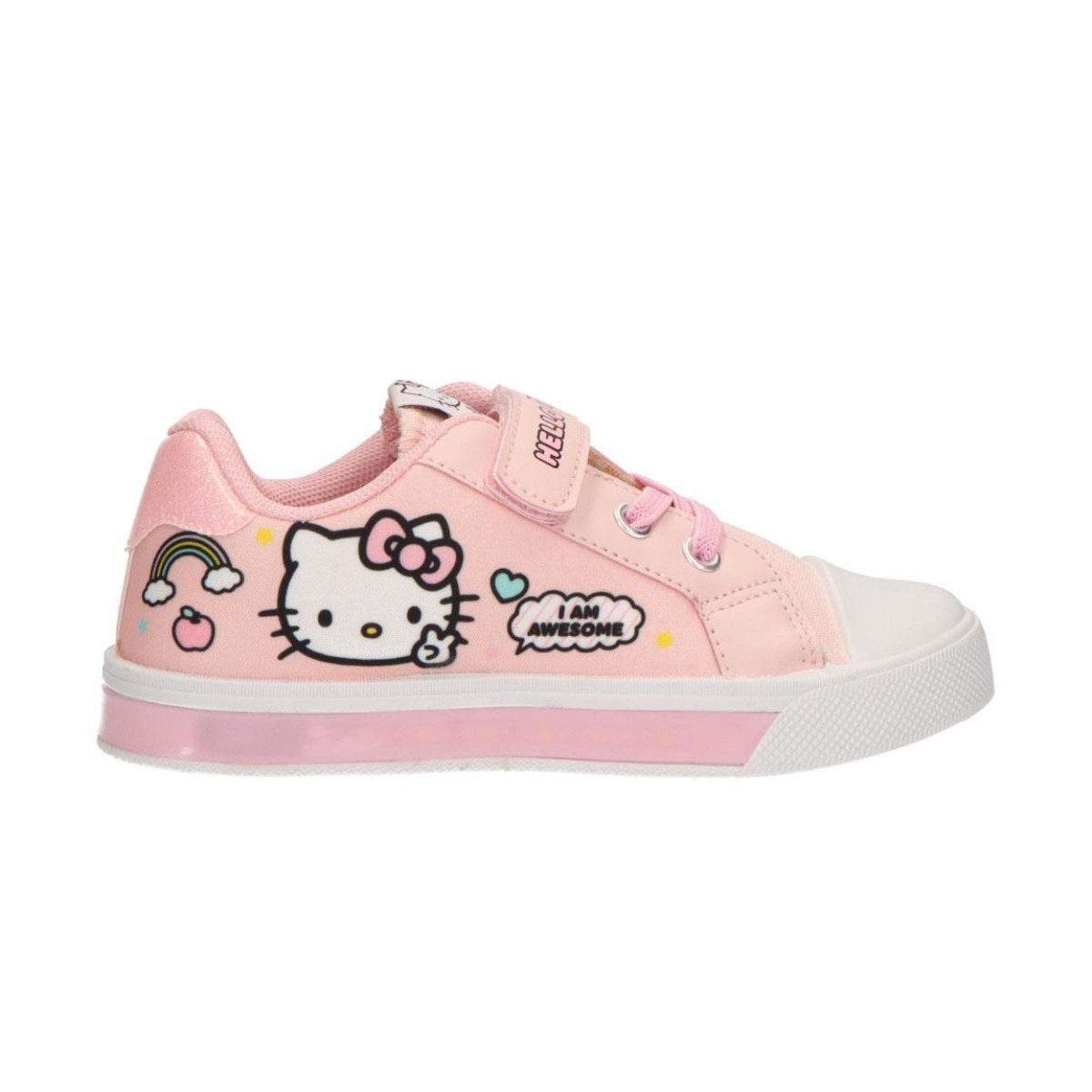 Hello Kitty Kinder Sneaker mit Lichteffekt für Alltag und Schule Sneaker (Set)