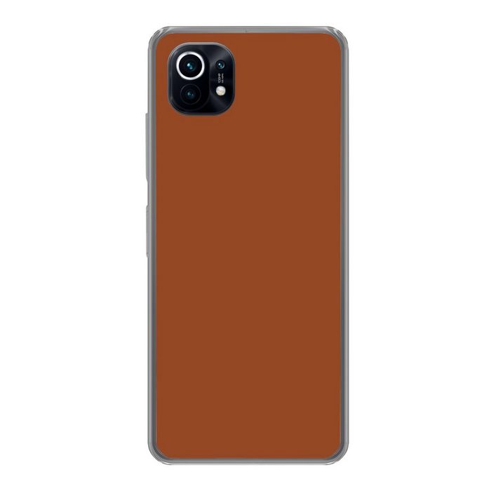 MuchoWow Handyhülle Terrakotta - Braun - Palette - Unifarben - Farben - Farbe Phone Case Handyhülle Xiaomi Mi 11 Silikon Schutzhülle