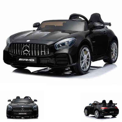 ES-Toys Elektro-Kinderauto Kinder Elektroauto Mercedes GT R AMG, Belastbarkeit 50 kg, Zweisitzer, EVA-Reifen, 2x 35W