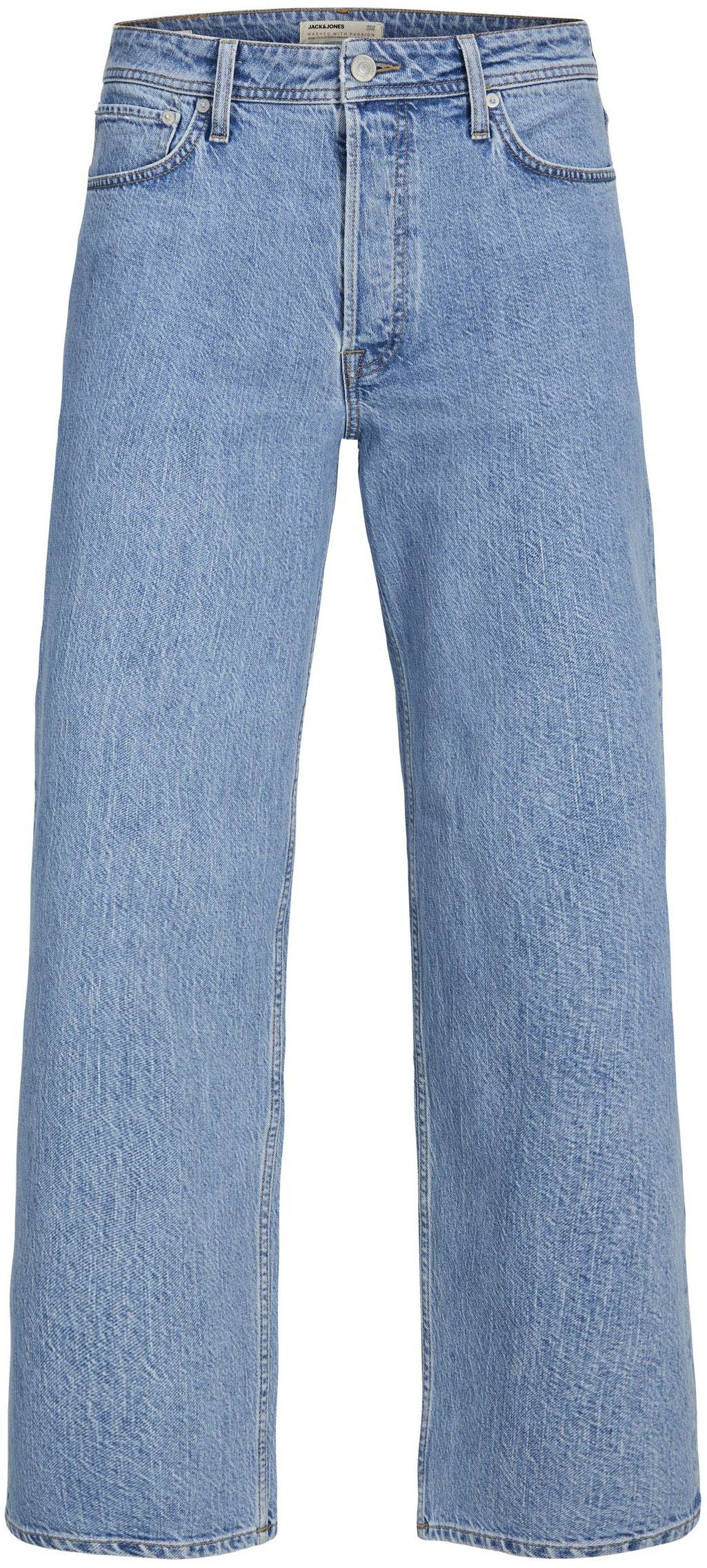 JJORIGINAL Jack JJIEDDIE Loose-fit-Jeans & MF Jones 710 light-blue-denim