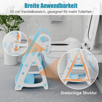 TLGREEN Toilettentrainer Toilettensitz Kinder mit Treppe, Baby Toilettensitz 2 in 1 mit Tritthocker