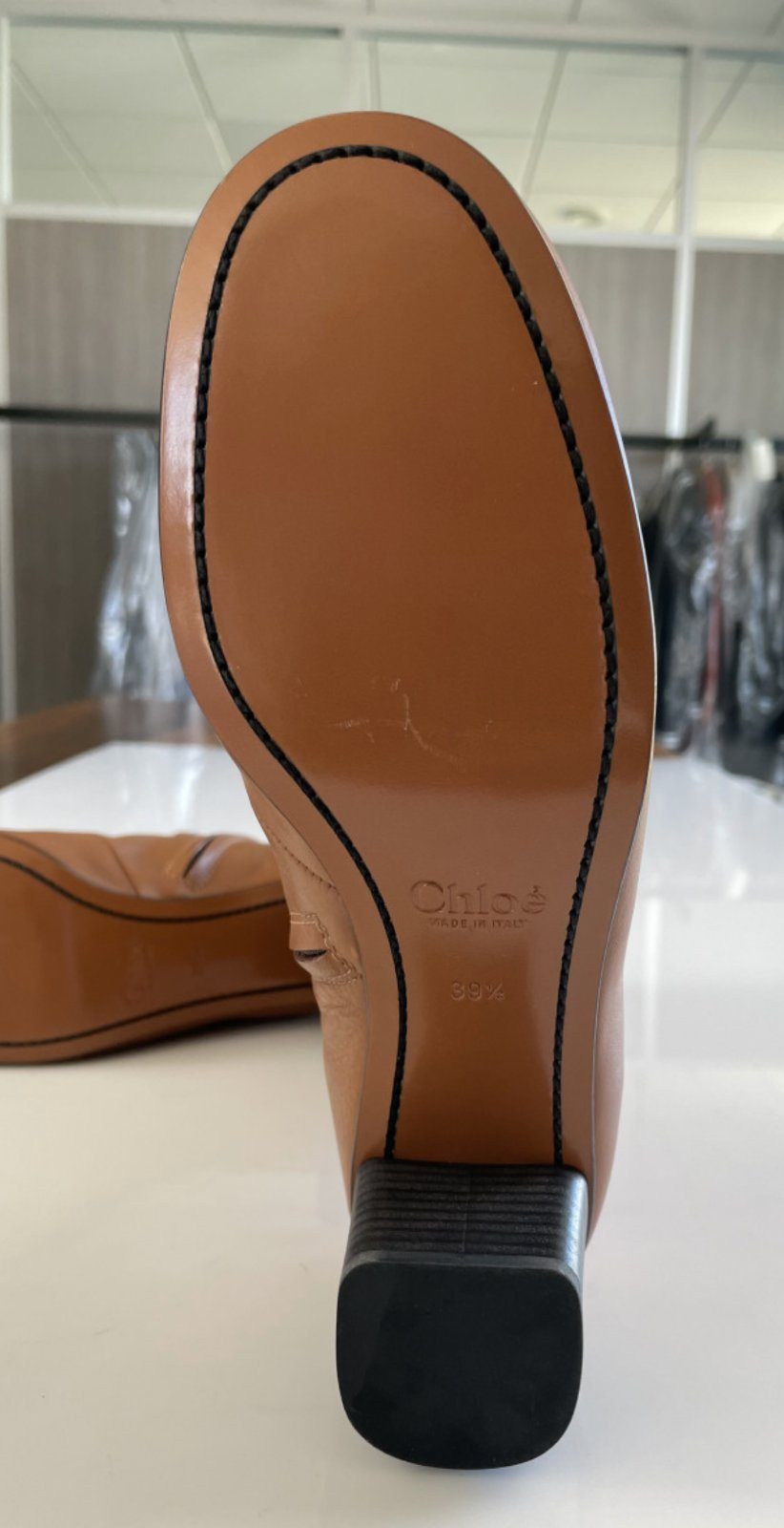 Chlo CHLO Orson Iconic Rare Calf Ankle Boots Ochre Delight
