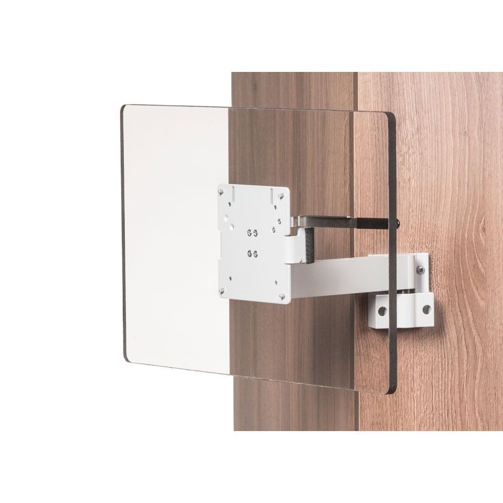 Caratec TV-Wandhalterung CFW204A TV-Wandhalter, 2 Drehpunkten, silber