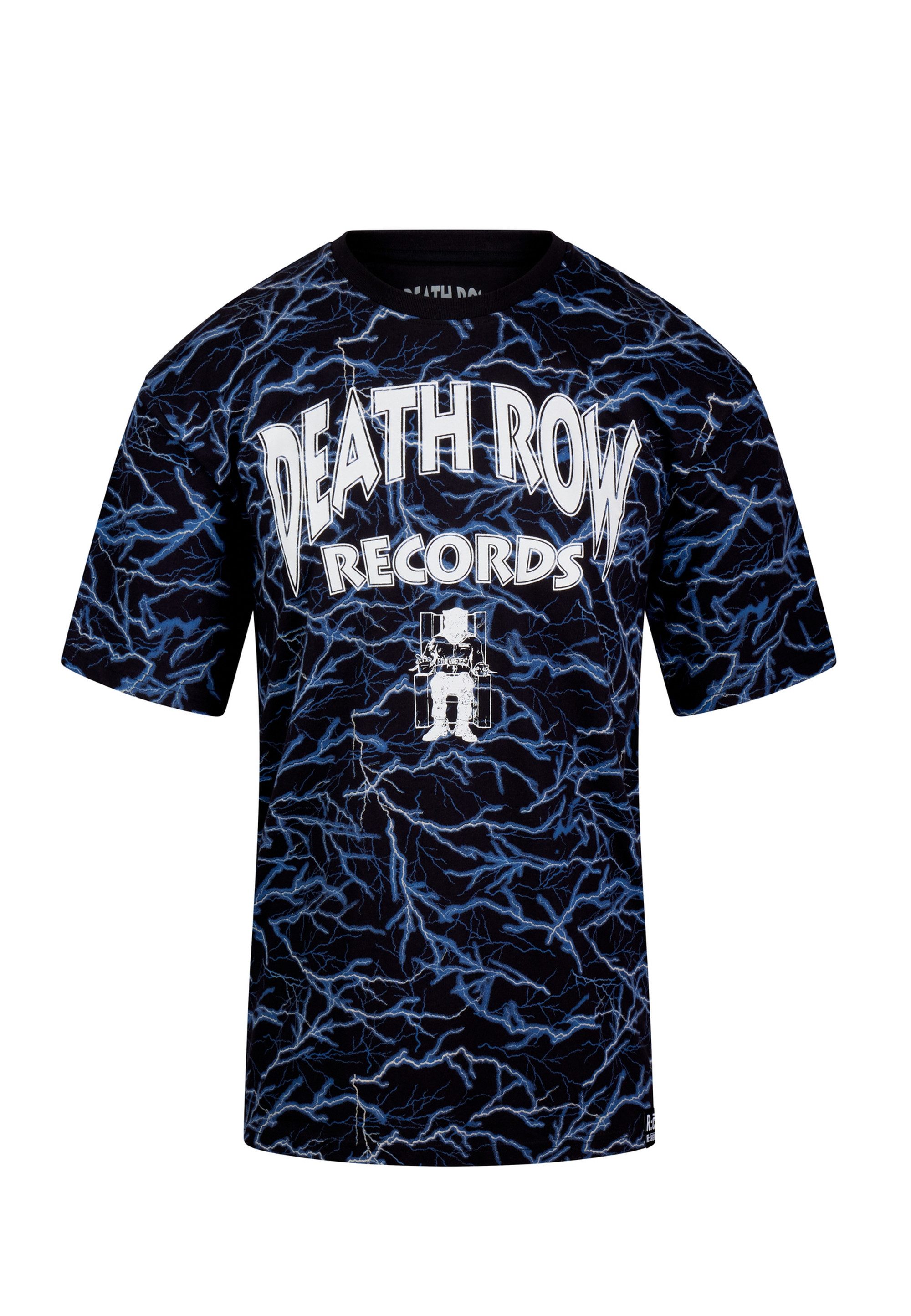 Recovered T-Shirt Death Row Lightening Chair 91 (1-tlg) mit coolem Death Row Records-Logoprint