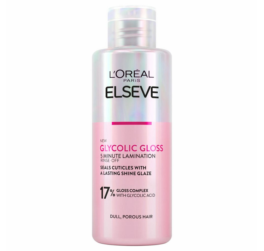 L'Oreal Deutschland Haarpflege-Set Elseve Glykolglanz 5 Minuten Laminierung