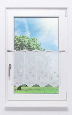 Scheibengardine Kreise, LYSEL®, (1 St), transparent, HxB 45x46.8cm