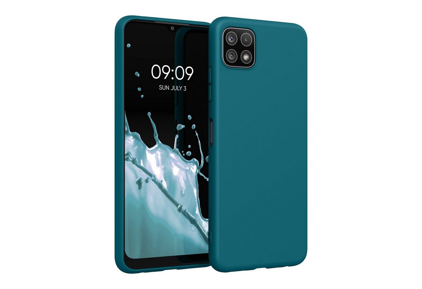 kwmobile Handyhülle Hülle für Samsung Galaxy A22 5G, Hülle Silikon - Soft Handyhülle - Handy Case Cover