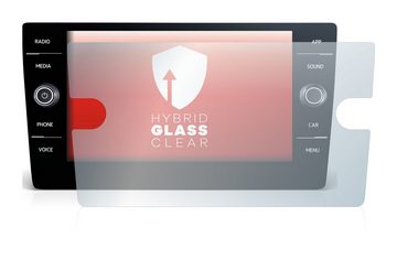 upscreen flexible Panzerglasfolie für Volkswagen Golf GTD 2017 Discover Media 8" 2017-2019, Displayschutzglas, Schutzglas Glasfolie klar