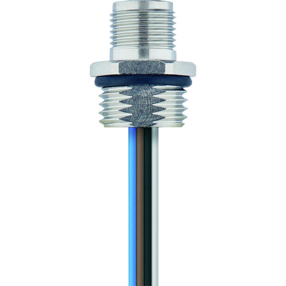 ESCHA Steckdose Escha 8071802 Flanschstecker 0.5 m Polzahl Sensoren: 4 1 St., AL-FVM12SUA4-0,5/M16