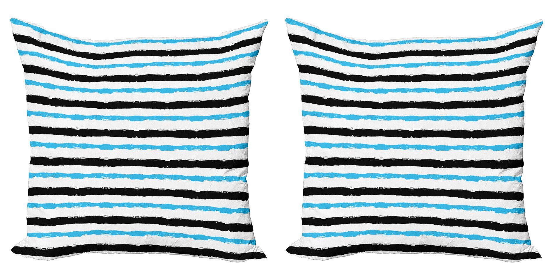 Kissenbezüge Modern Accent Bands Doppelseitiger (2 Farbe Stripes Abstrakt Abakuhaus Digitaldruck, Stück)