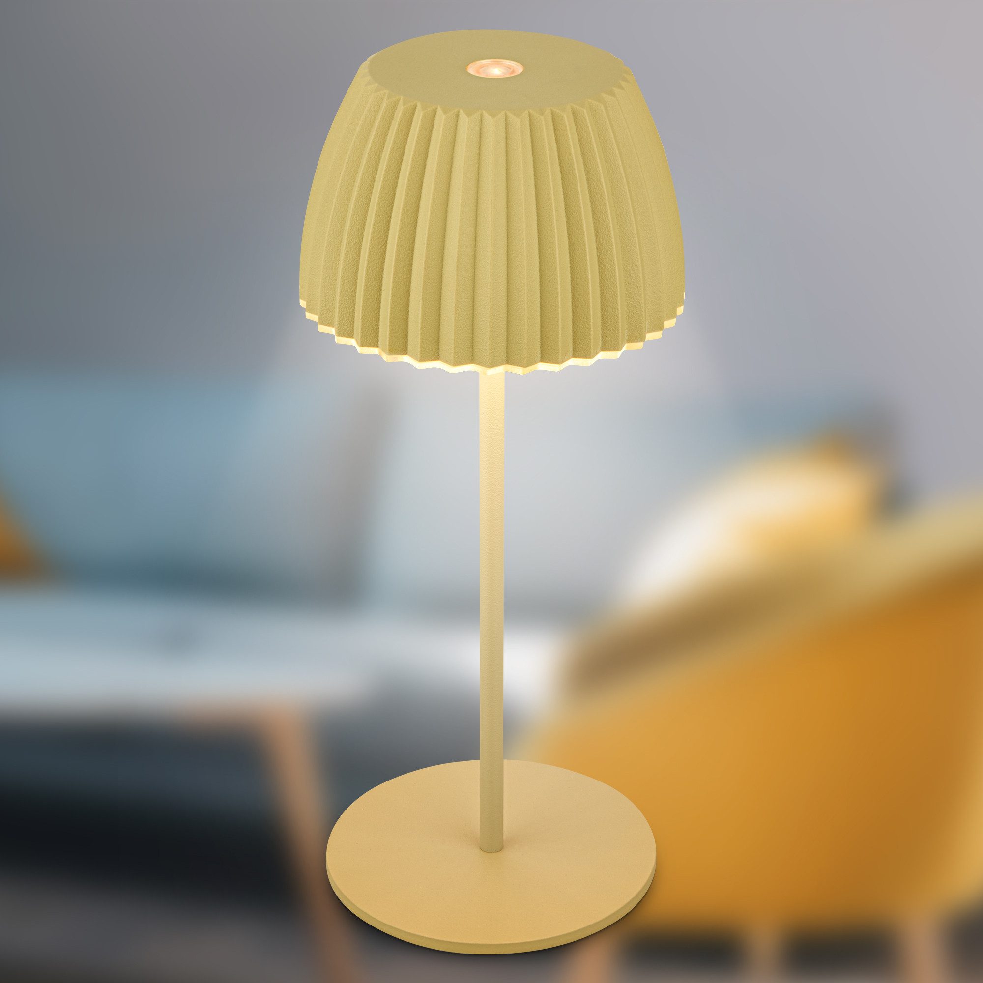 Briloner Leuchten LED Tischleuchte Akku LED Tischleuchte, LED fest integriert – Bild 3 von 5