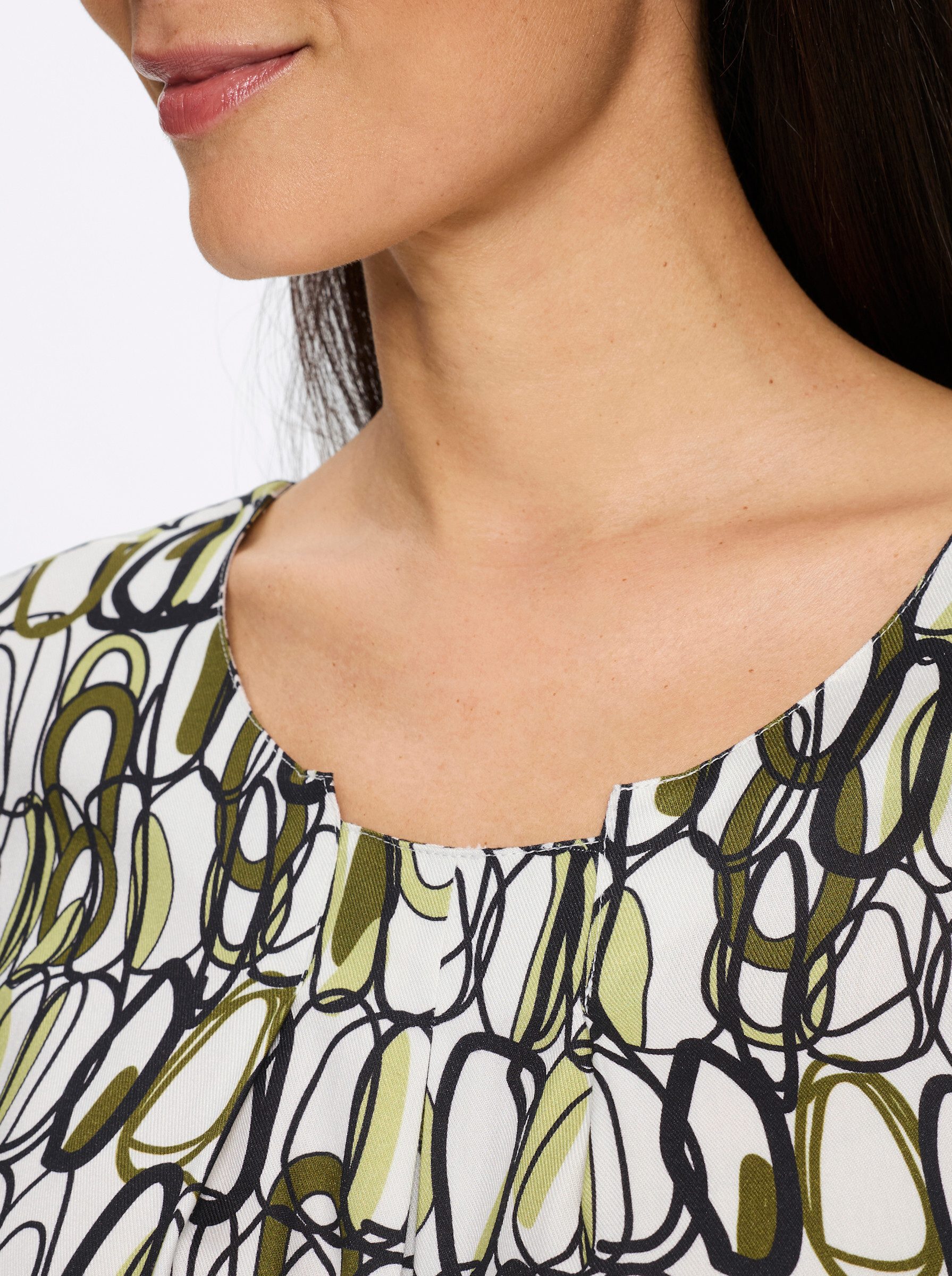 heine Klassische Bluse Druckbluse 3/4-Arm – Bild 5 von 5