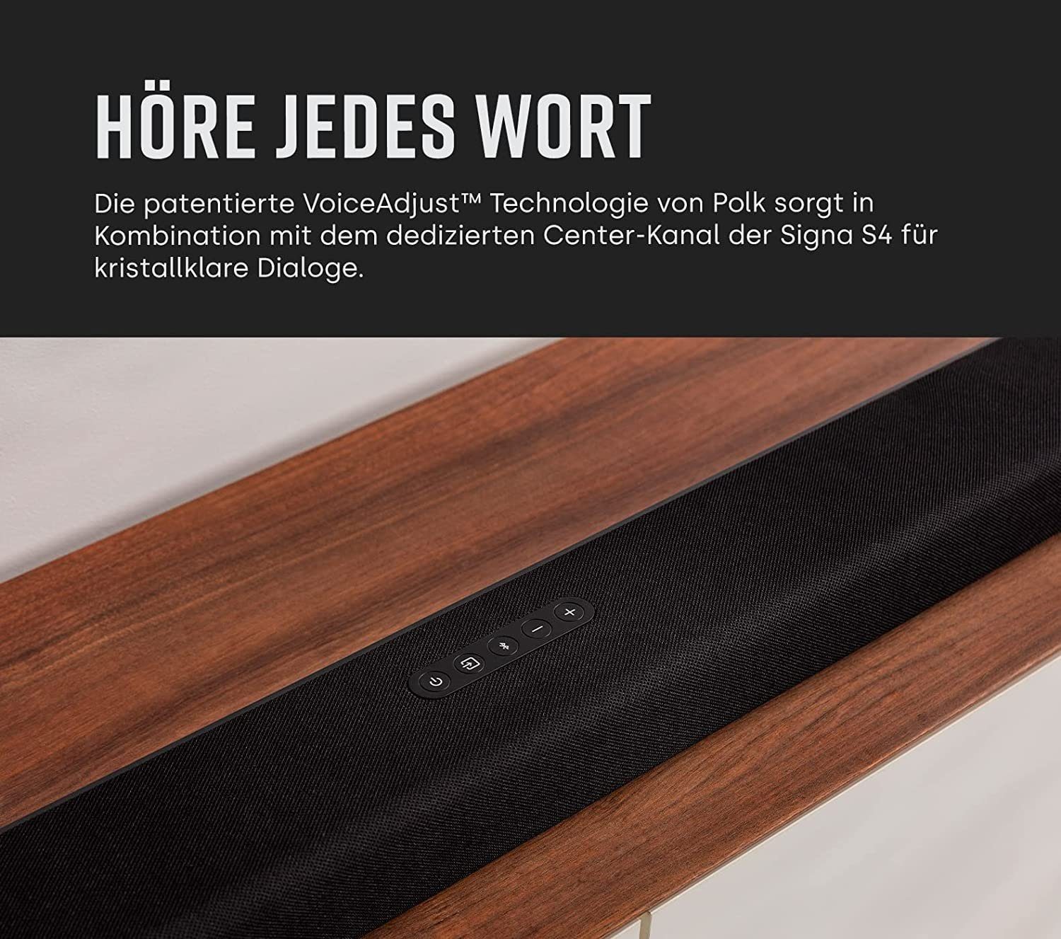 Polk Signa S4 Soundbar 3.1.2 mit der Leistung von: 160W Soundbar