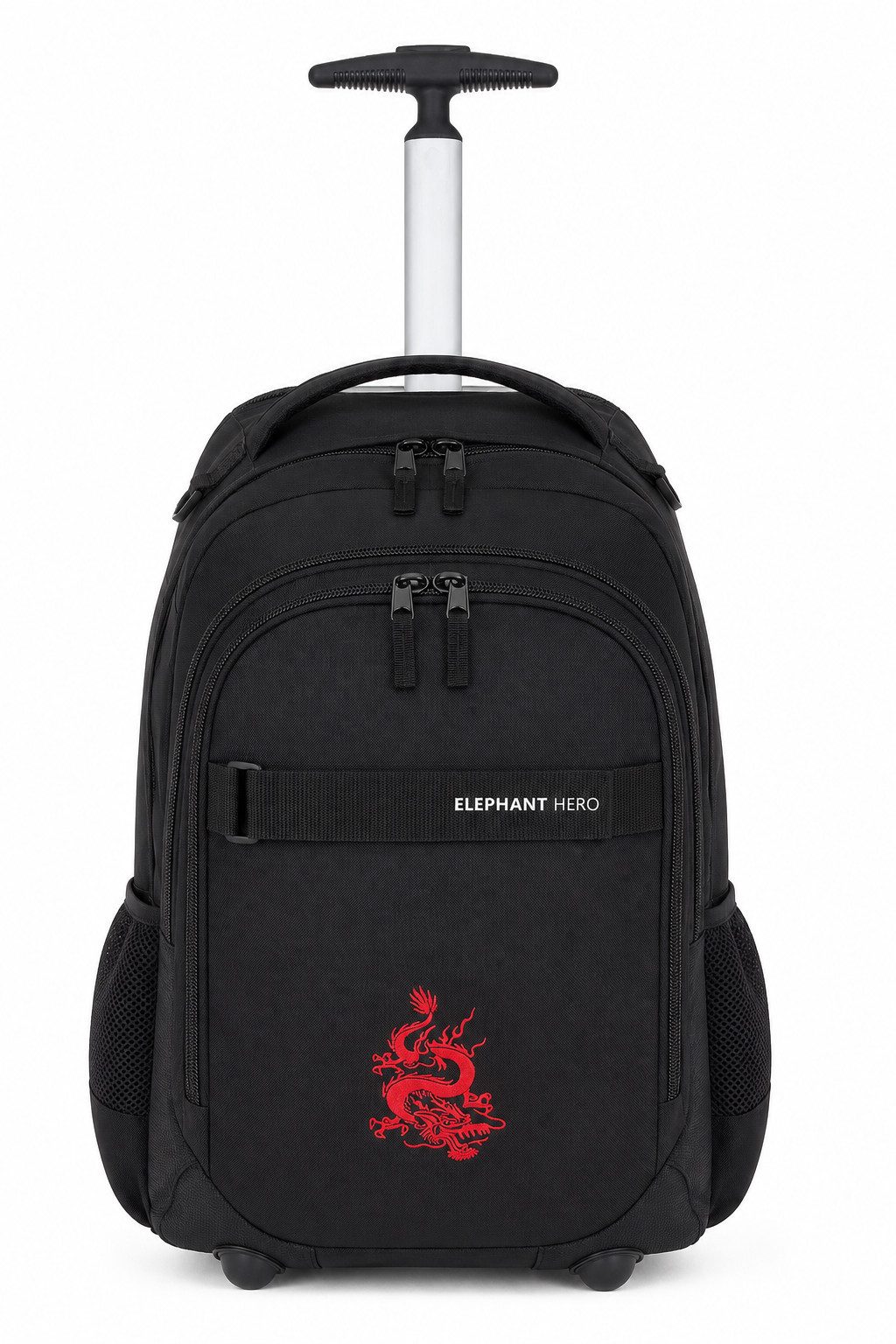 ELEPHANT Schulrucksack Trolley Hero Signature Schultrolley, Rucksacktrolley Schule Rucksack Rollen 3 Fächer Daypack Trolly