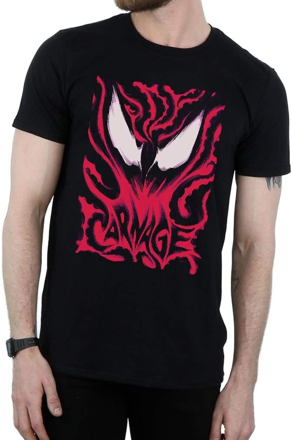 MARVEL Venom Print-Shirt Schwarz XL L Carnage M Marvel T-Shirts