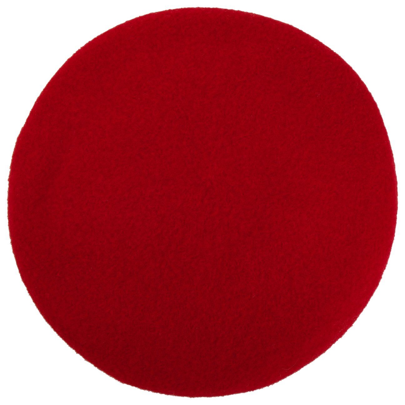 (1-St) Seeberger Baskenmütze Wollbaske rot