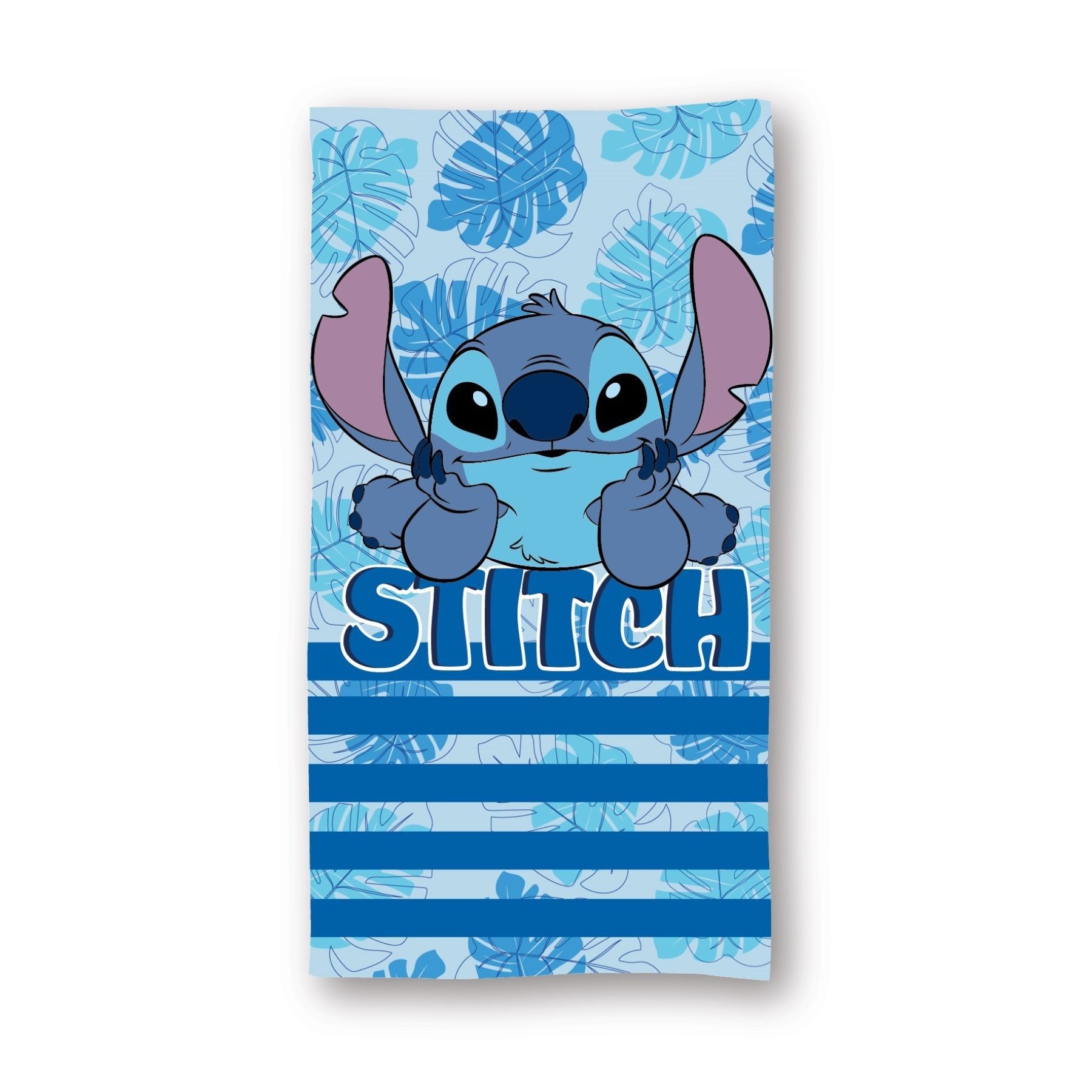 Lilo & Stitch Strandtuch - 140x70 cm Badetuch Handtuch Mikrofaser Blau, (1-St)