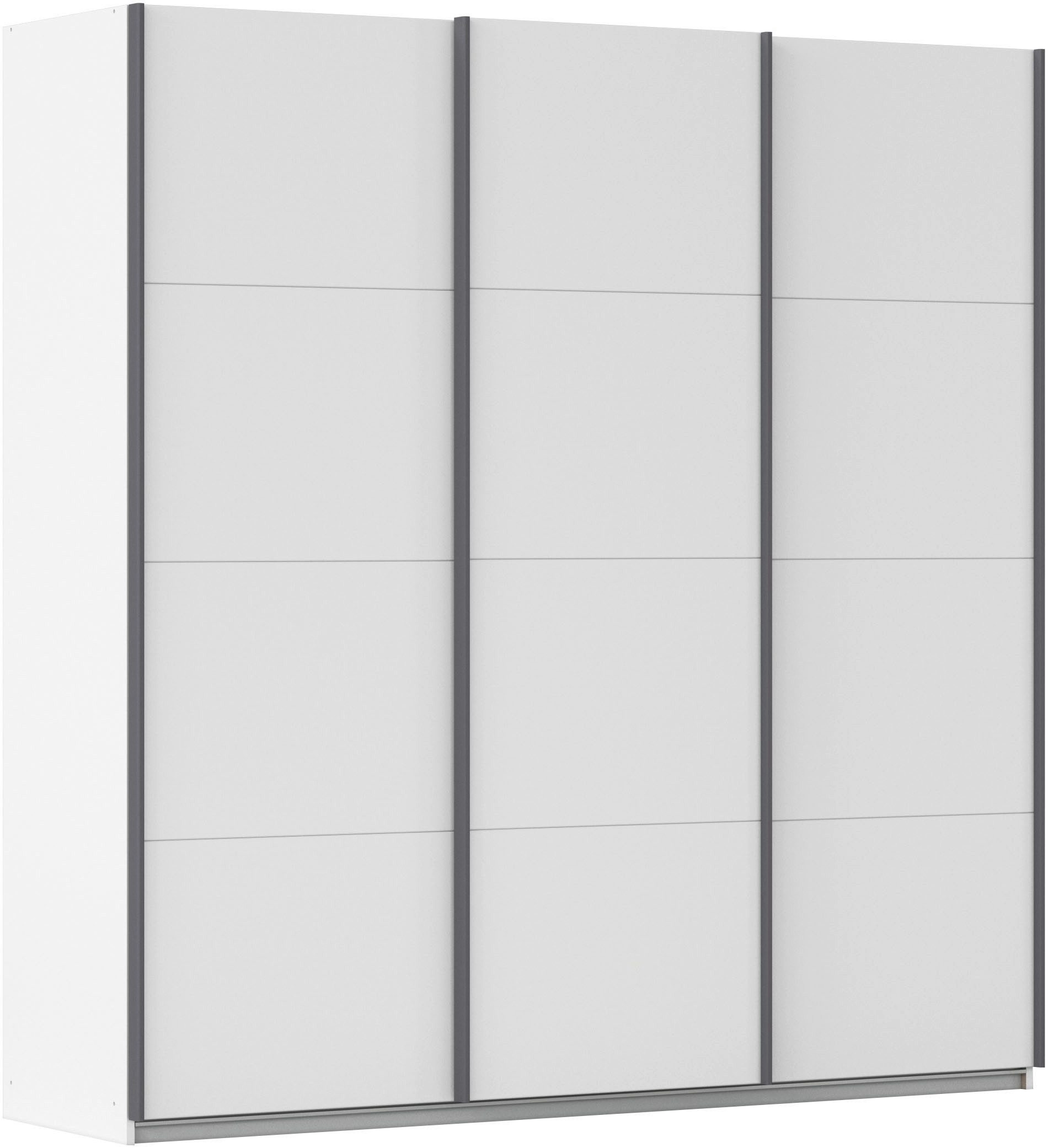 OTTO home Schwebetürenschrank Kleiderschrank Schrank Garderobe AGORDO mit Dekor- oder Hochglanzfront (Breiten 203/271/315/360 cm in drei Griff-Farben - NEU: Farbe SCHWARZ) durchdachte Innenausstattung, in 4 Breiten und 2 Höhen MADE IN GERMANY