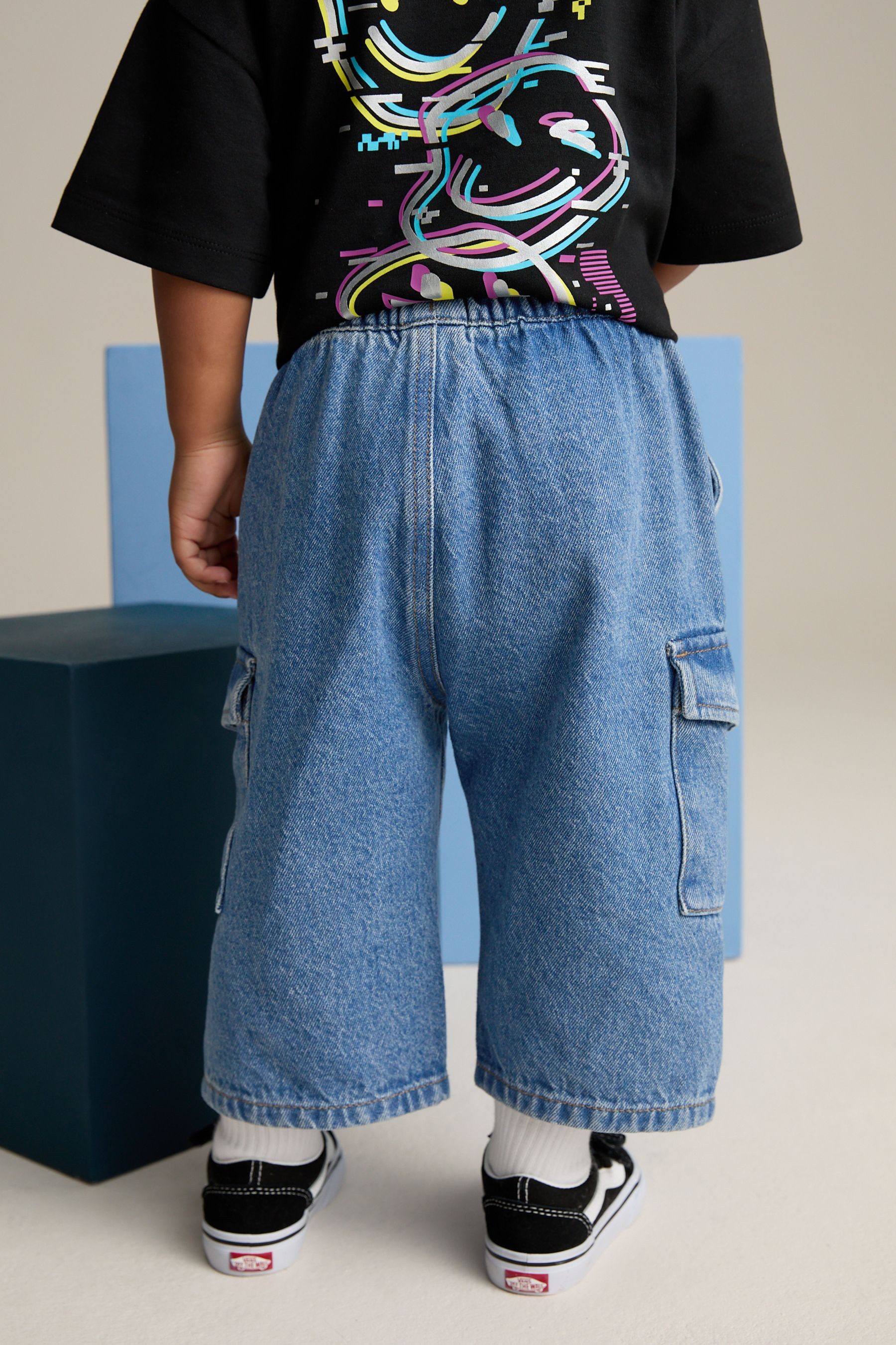 Next Cargojeans Schlupfhose mit weitem Beinschnitt (1-tlg) – Bild 2 von 5