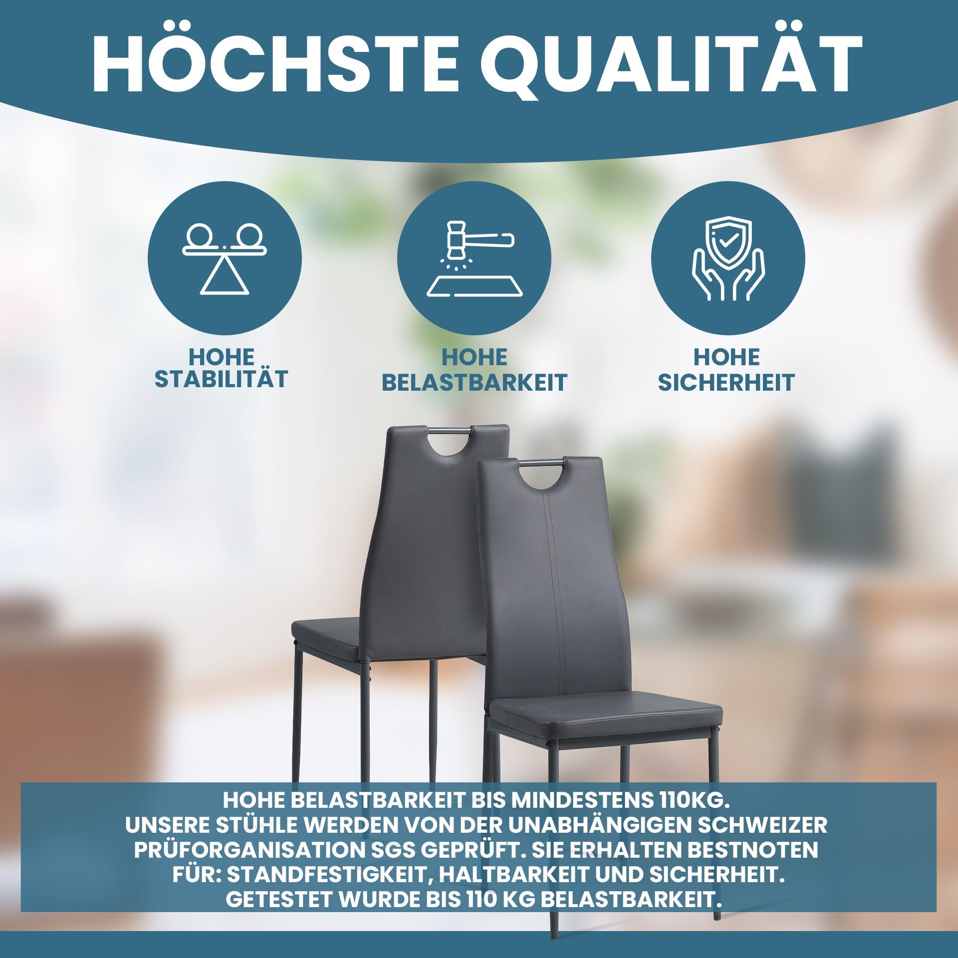 Albatros International Esszimmerstuhl Esszimmerstühle SALERNO 6er günstig online kaufen