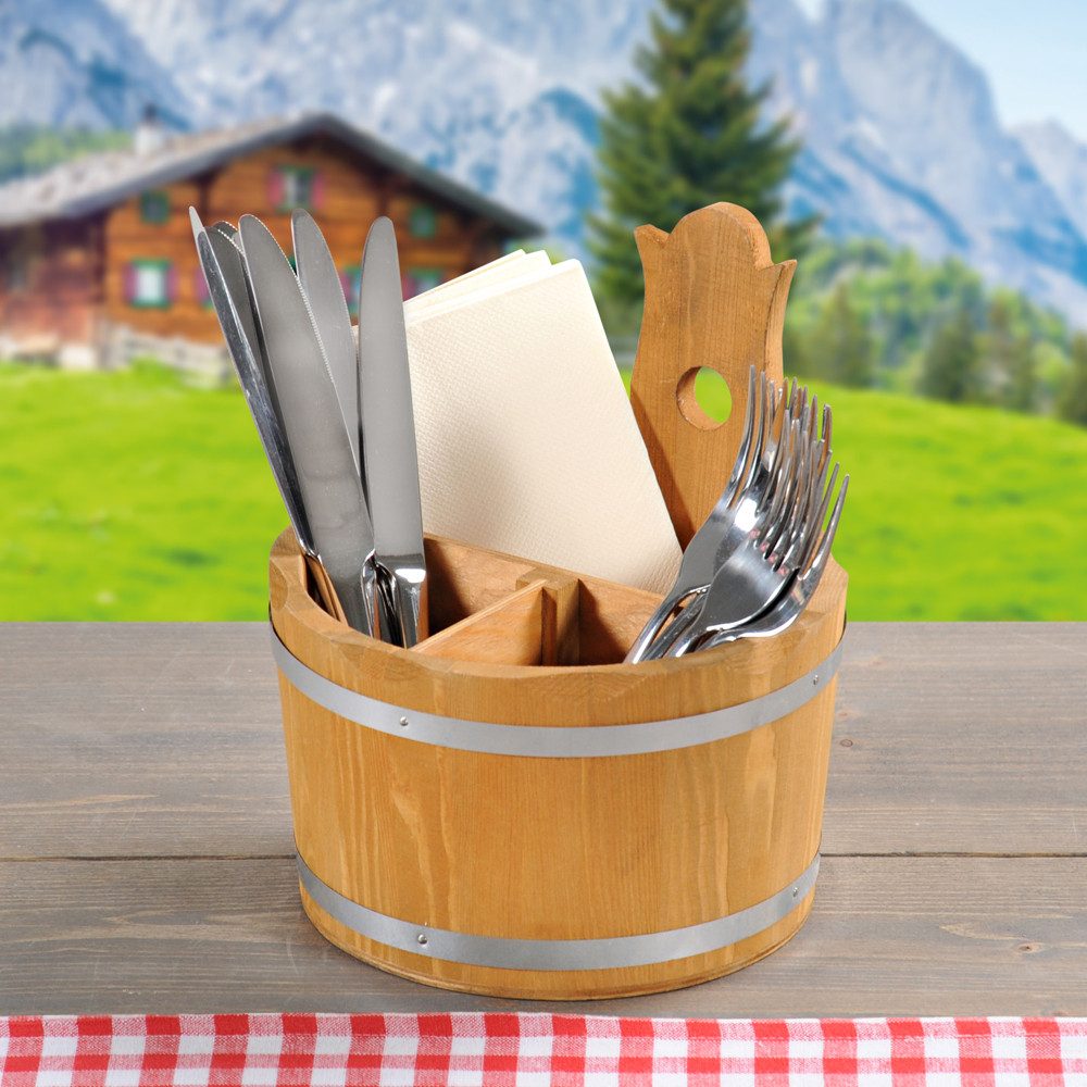 KESPER® Besteckträger Besteckbehälter, Kiefer, FSC, (1-tlg), mit 3-fach Ein günstig online kaufen