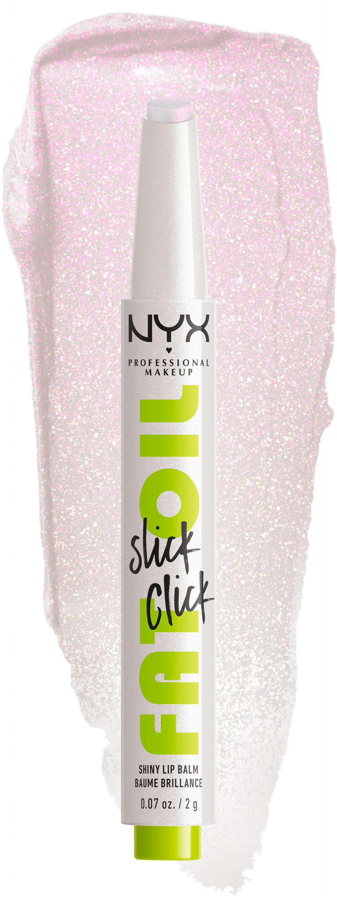 NYX PROFESSIONAL MAKEUP Lippenstift FAT OIL SLICK CLICK, leichter, aufbaubarer, pigmentierter Lip Balm