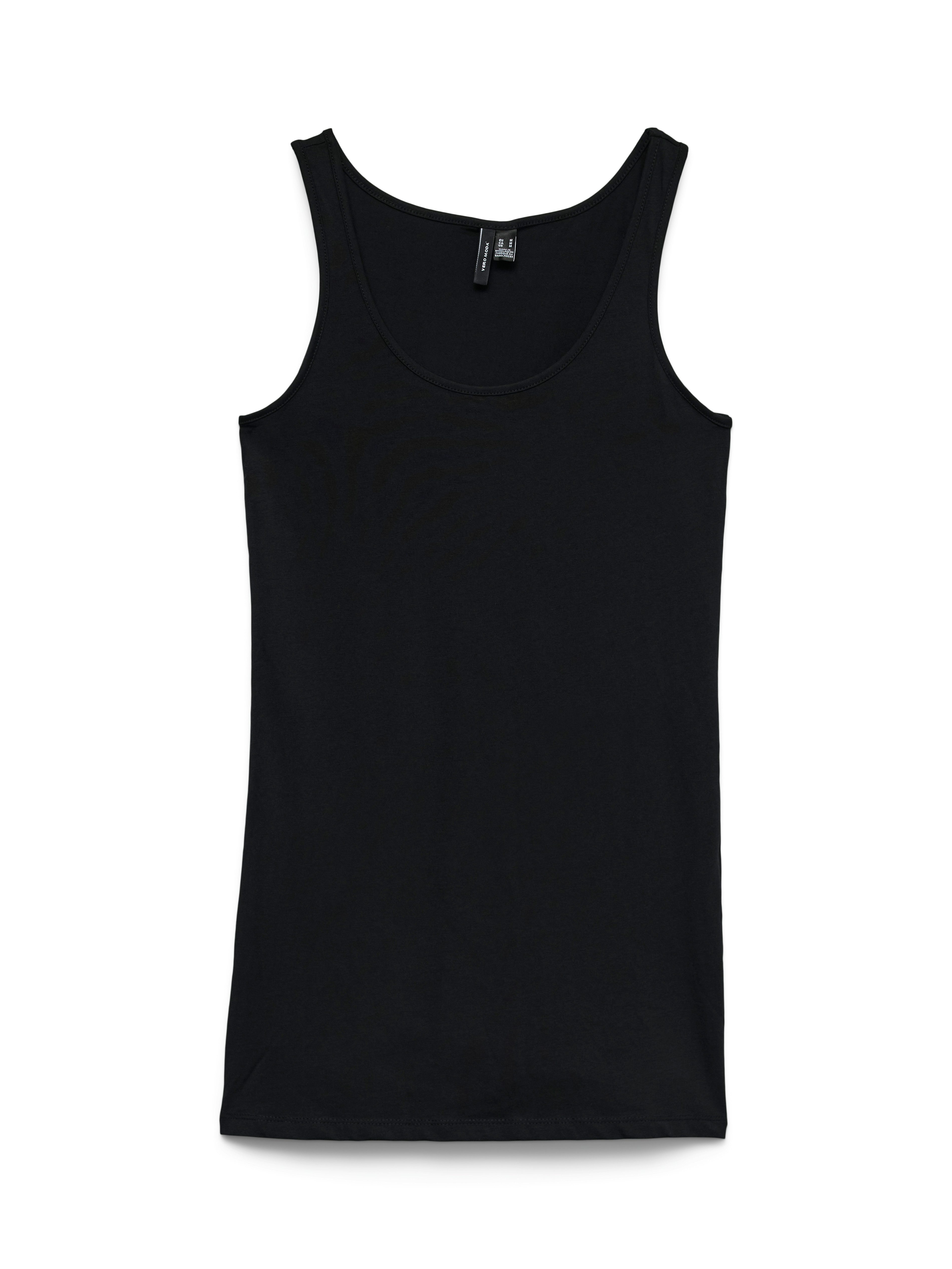 Vero Moda Tanktop VMMAXI MY SOFT LONG TANK TOP 2-PACK (Packung, 2-tlg)