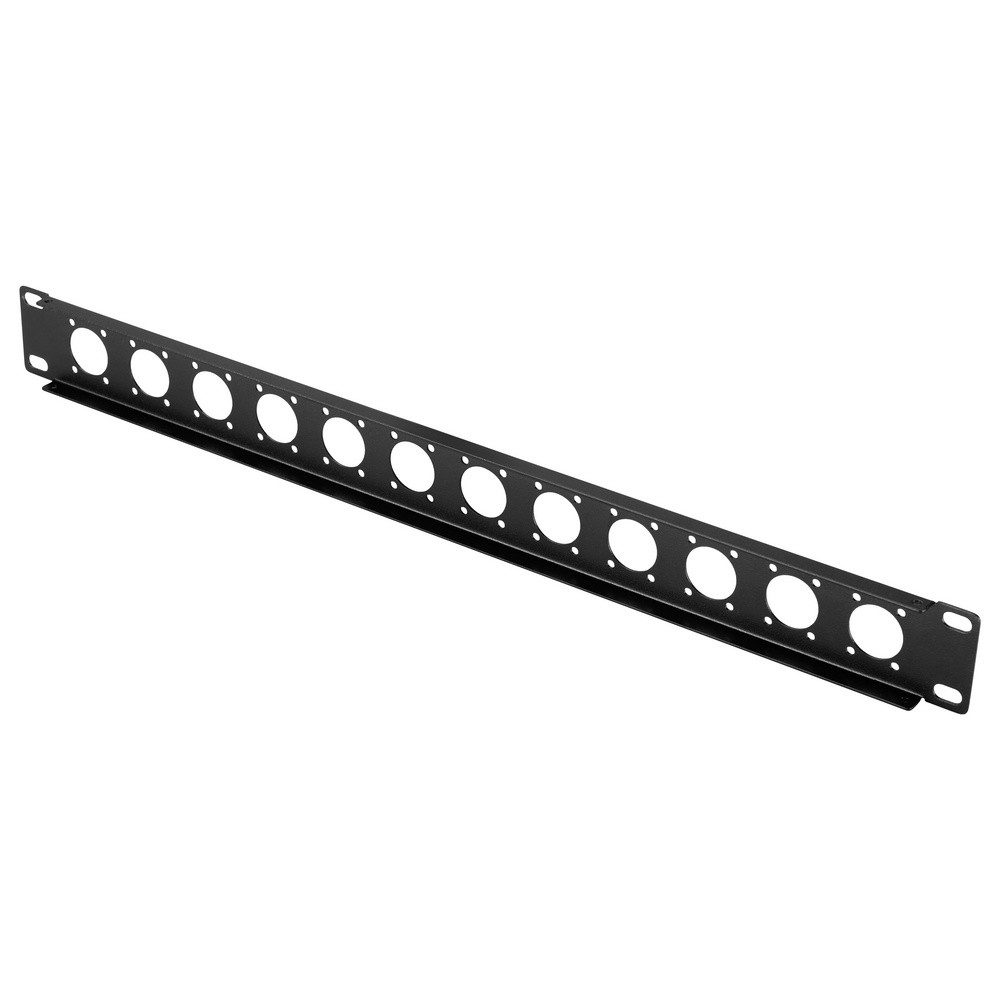 Renkforce Renkforce 12 Port Netzwerkschrank-Geräteboden 483 mm (19) 1 HE Schw Netzwerk-Patch-Panel