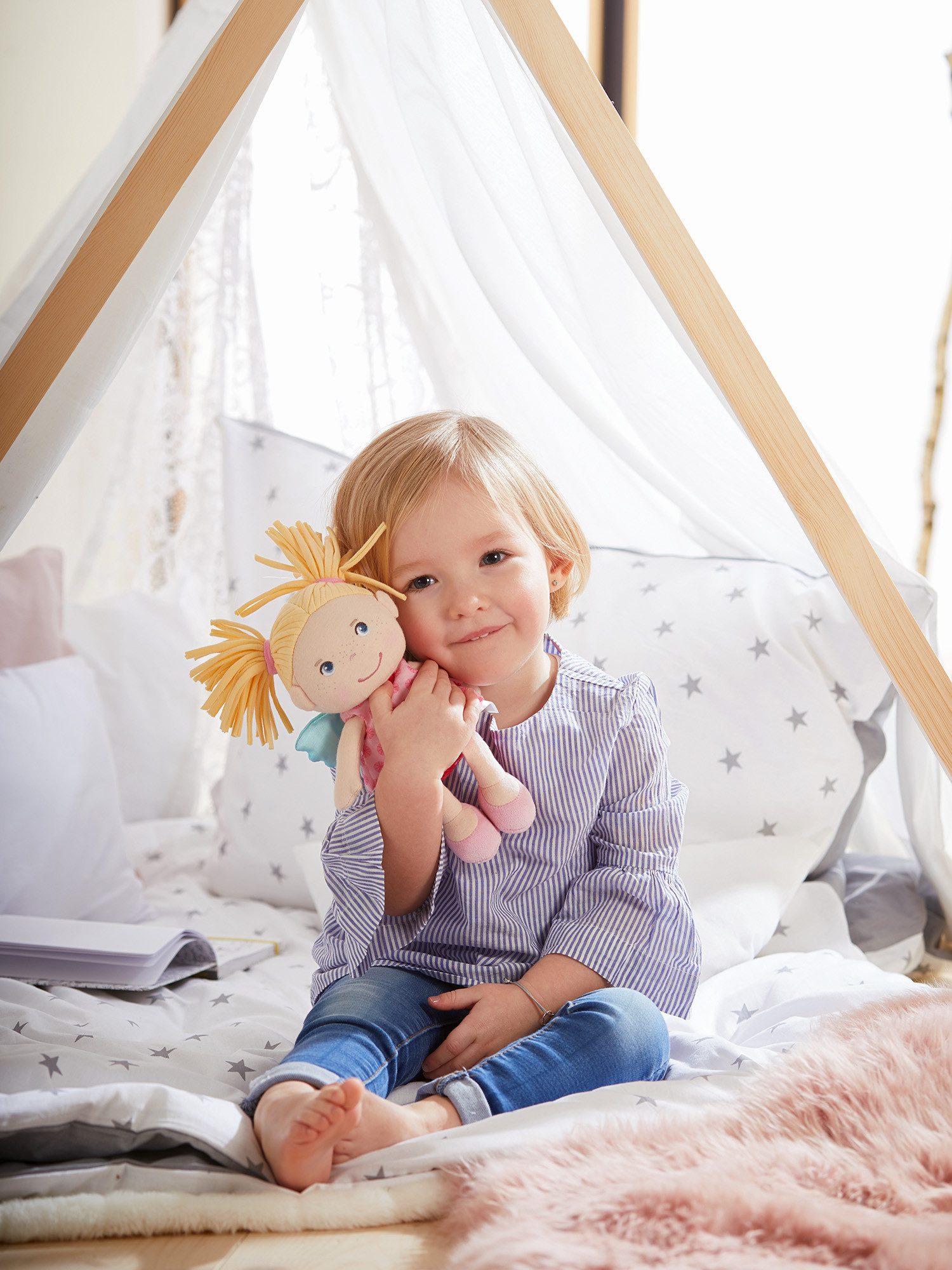 Haba Stoffpuppe Verschiedene, weiche Kuschelpuppen, ab günstig online kaufen