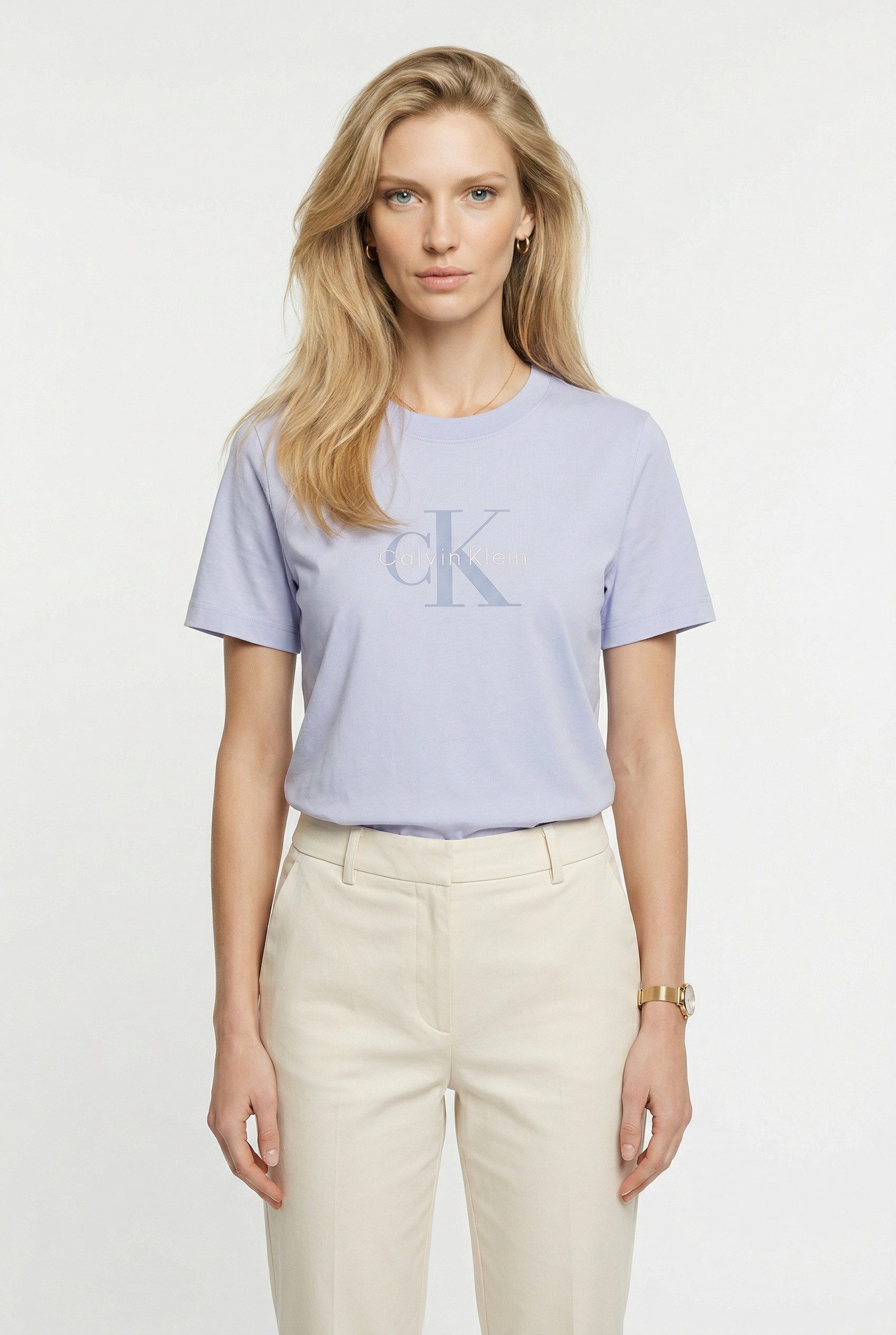 Calvin Klein Jeans T-Shirt HERO SS CLASSIC MONOLOGO CNECK T, Logoschriftzug