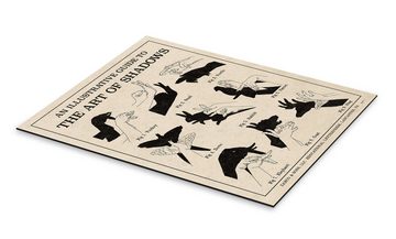 Posterlounge Alu-Dibond-Druck Mary Urban, Die Kunst der Schattenspiele X (Englisch), Wohnzimmer Rustikal Illustration