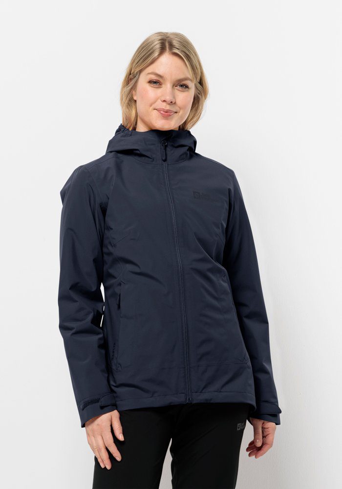 Jack Wolfskin 3-in-1-Funktionsjacke MOONRISE night-blue 3IN1 JKT teilig) (2 W