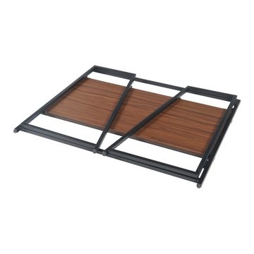 en.casa Schreibtisch, »Ringerike« Klappbarer Schreibtisch 104,5x53x85,5cm Schwarz/Walnuss