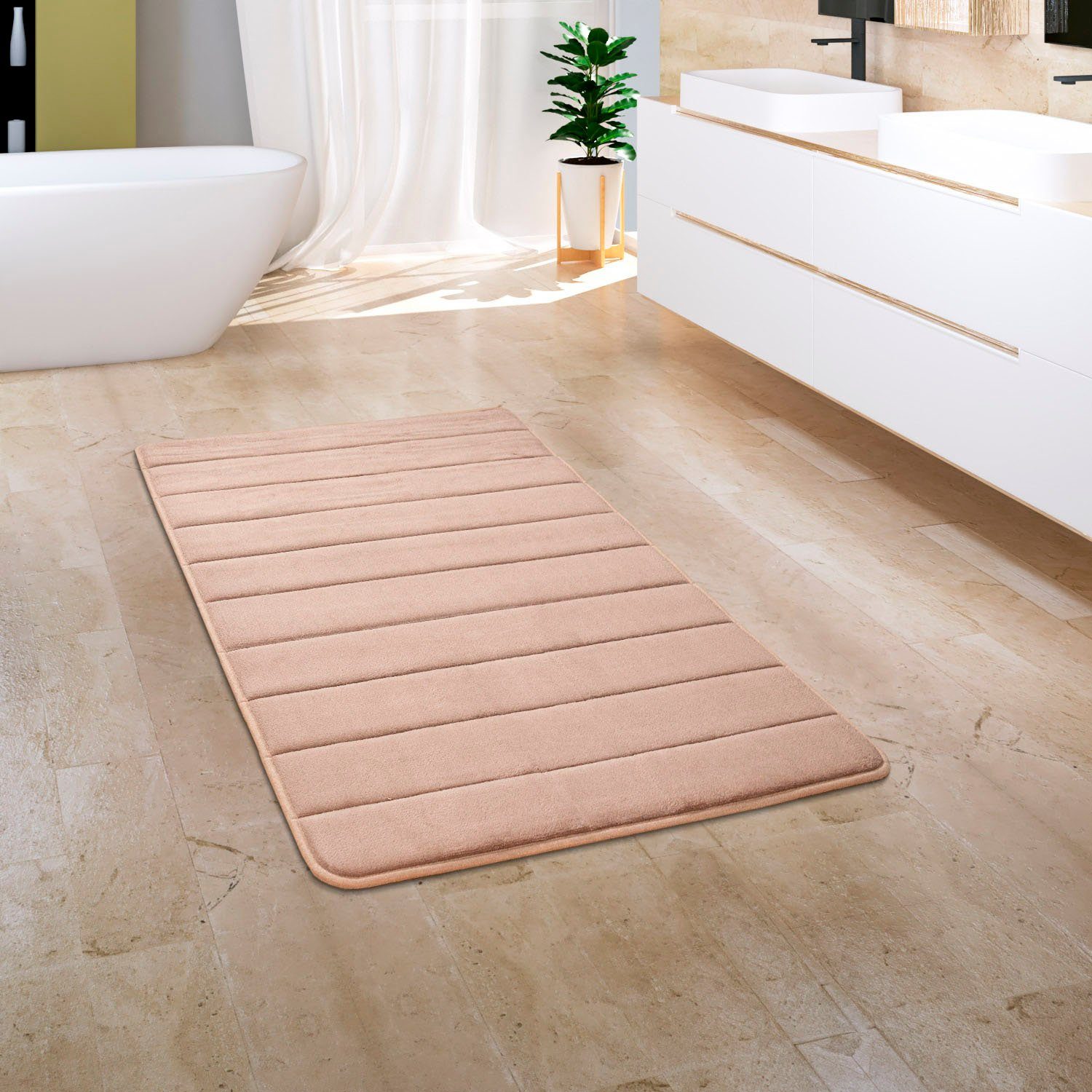 Paco Home Badematte Corby 252, Memory-Schaum günstig online kaufen
