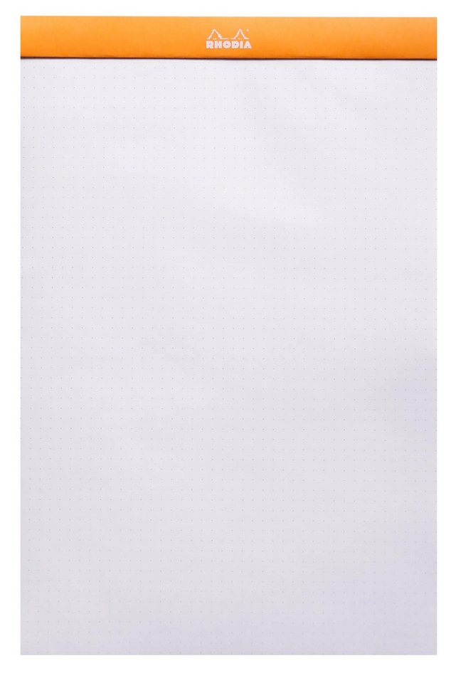 Thumbnail - Rhodia Notizheft 5x Block geheftet A4+ 21x31,8cm 80 Blätter Dot-Lineatur Orange 19558C, Rhodia, Blöcke, Hefte und Notizb...